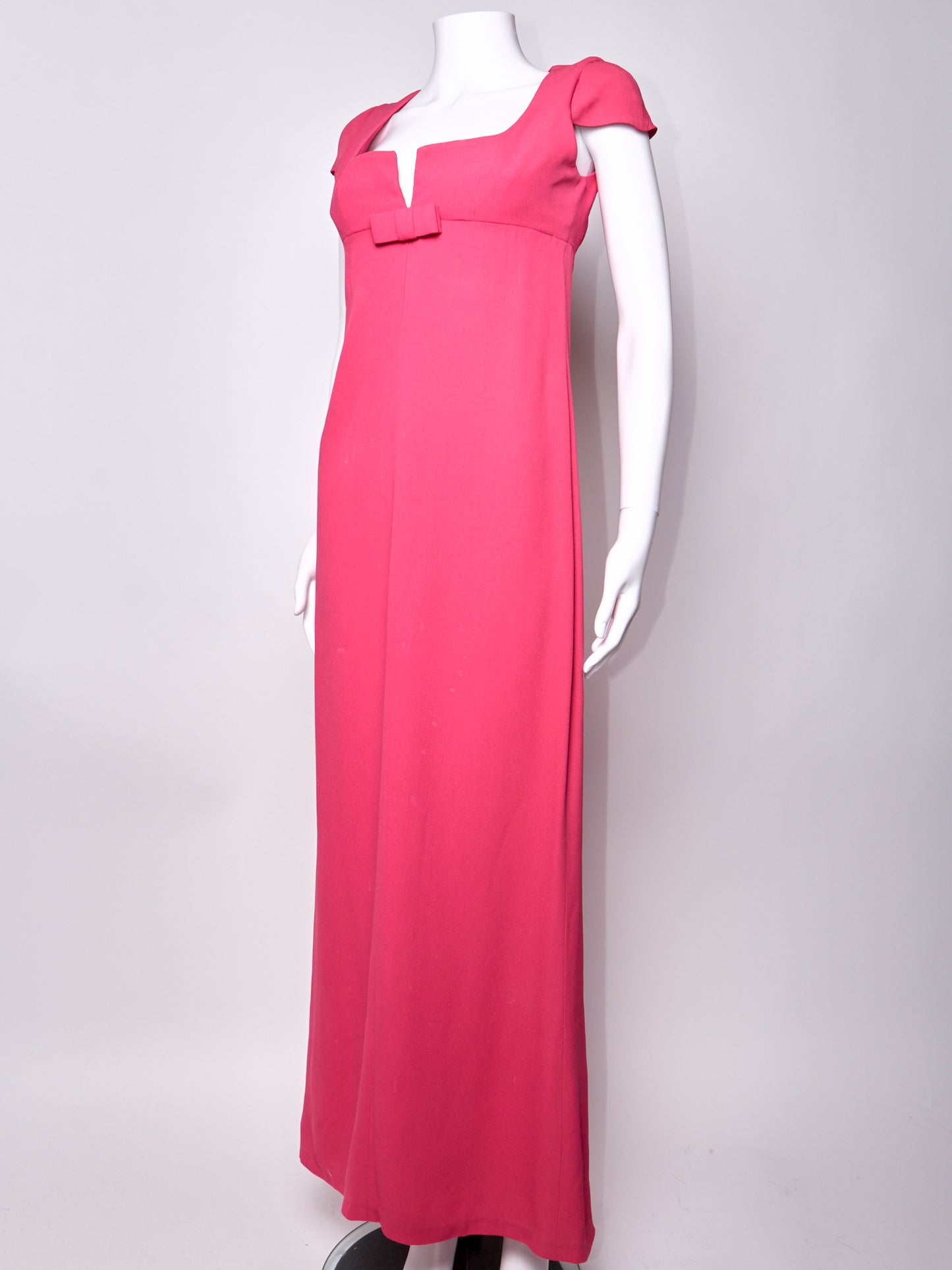 1997 Pink Bow Maxi Dress