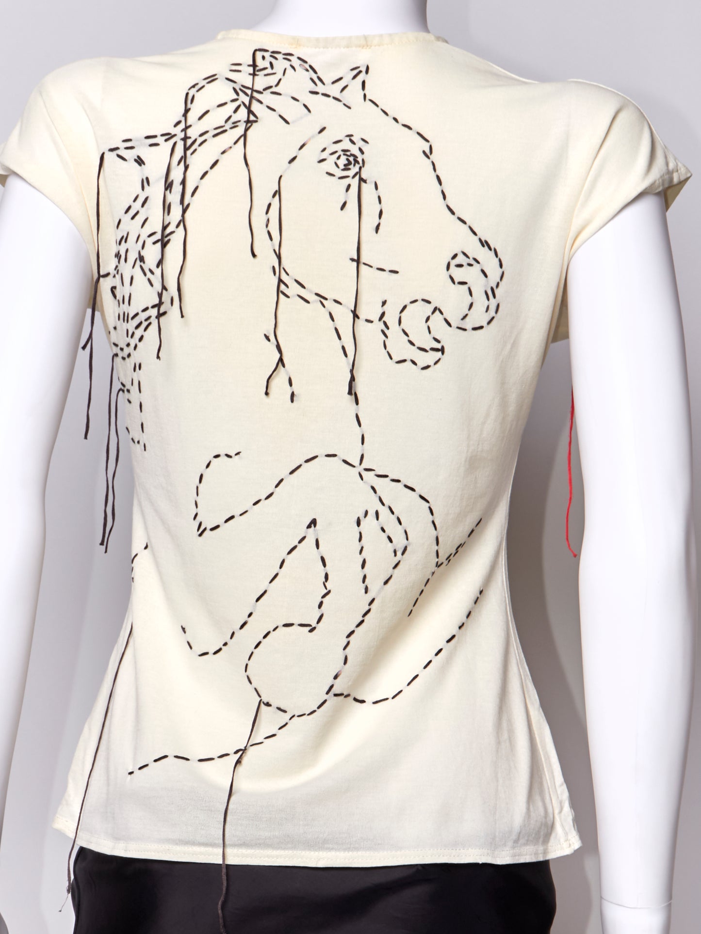 Spring 2000 Horse Hand Embroidered Horse Top
