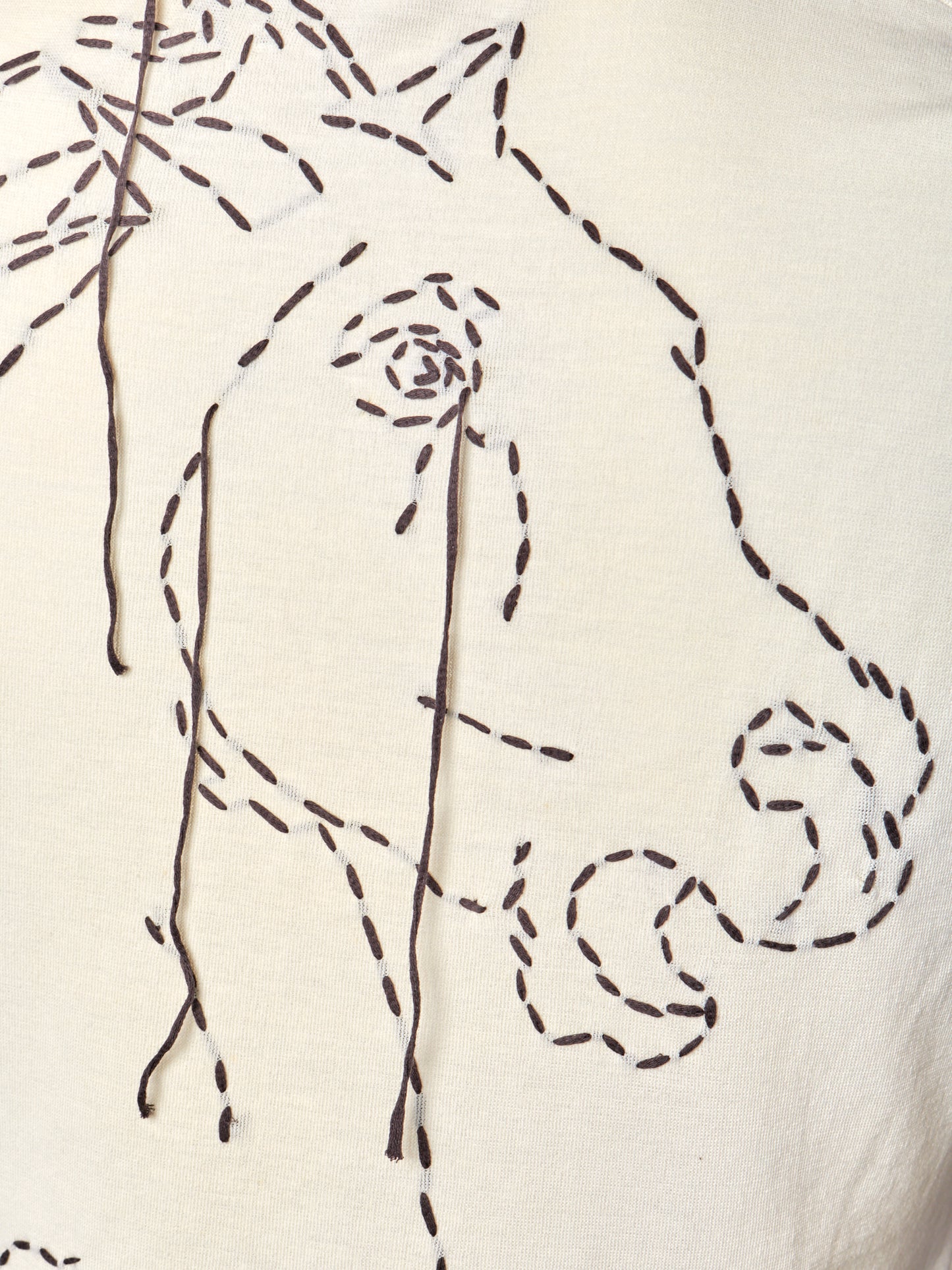 Spring 2000 Horse Hand Embroidered Horse Top