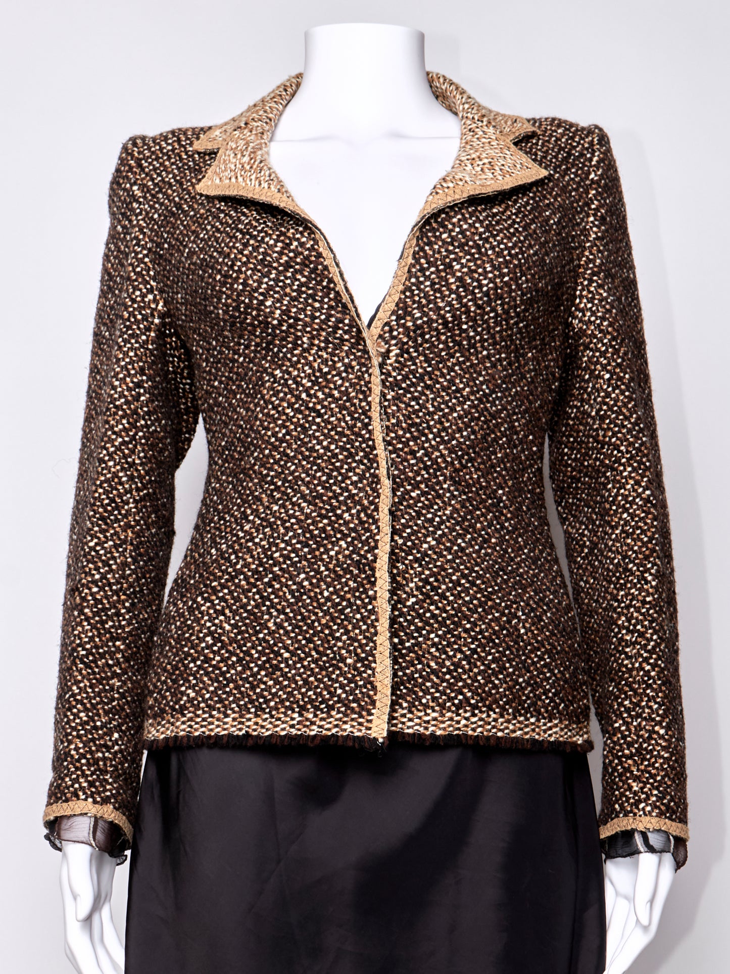 Prada Fall 2000 Brown Wool Blazer