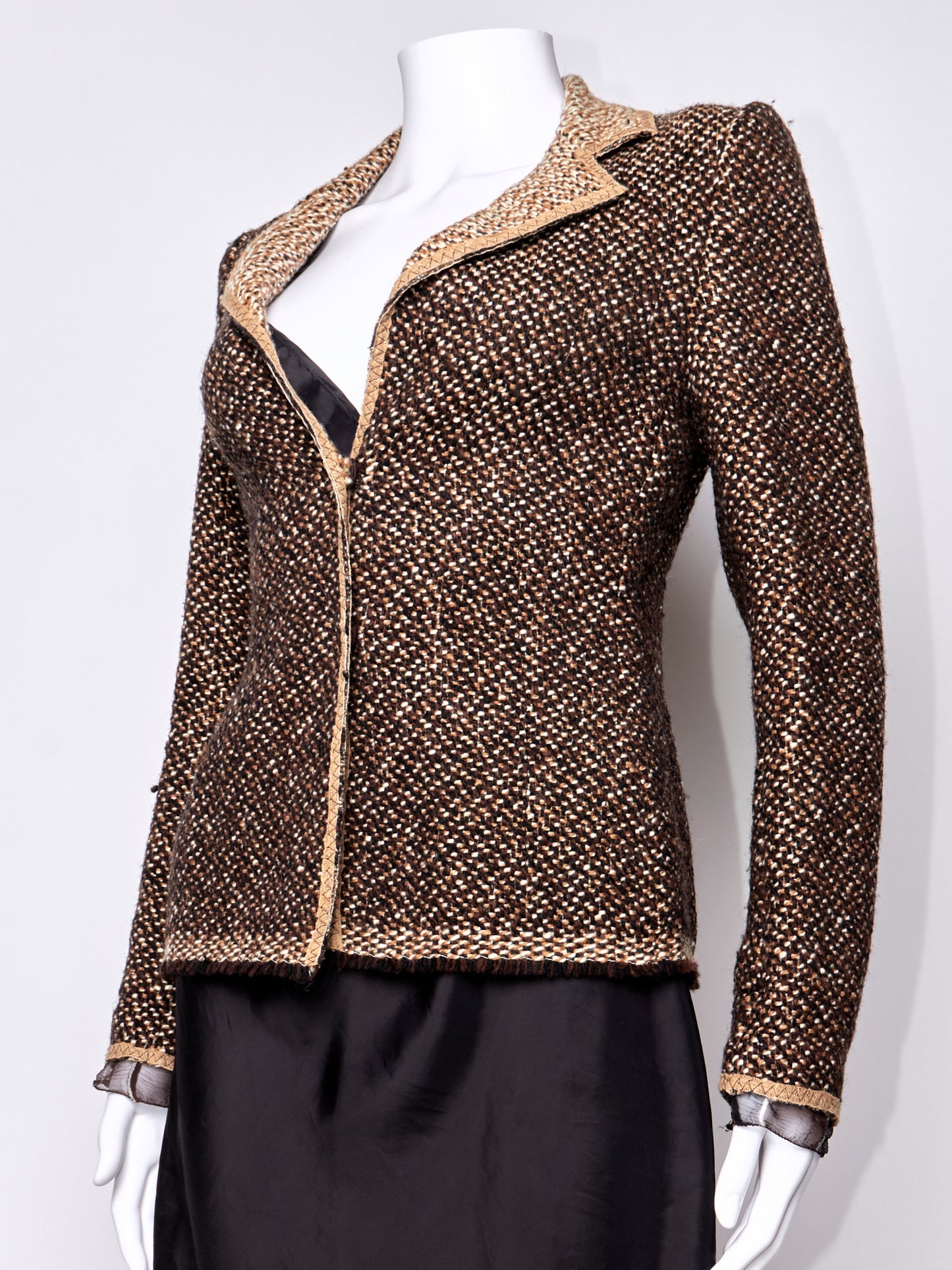 Prada Fall 2000 Brown Wool Blazer