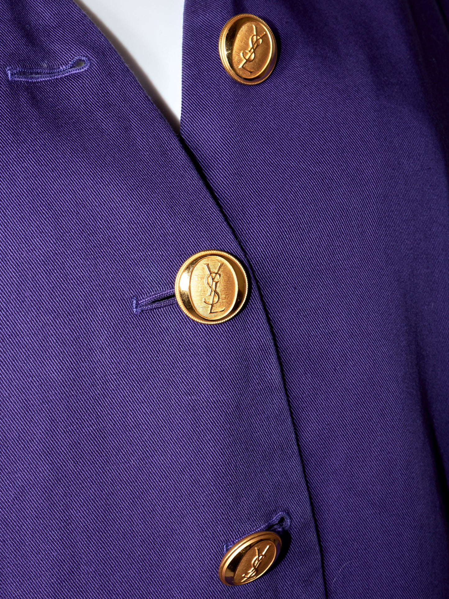 Yves Saint Laurent Purple Vintage Blazer