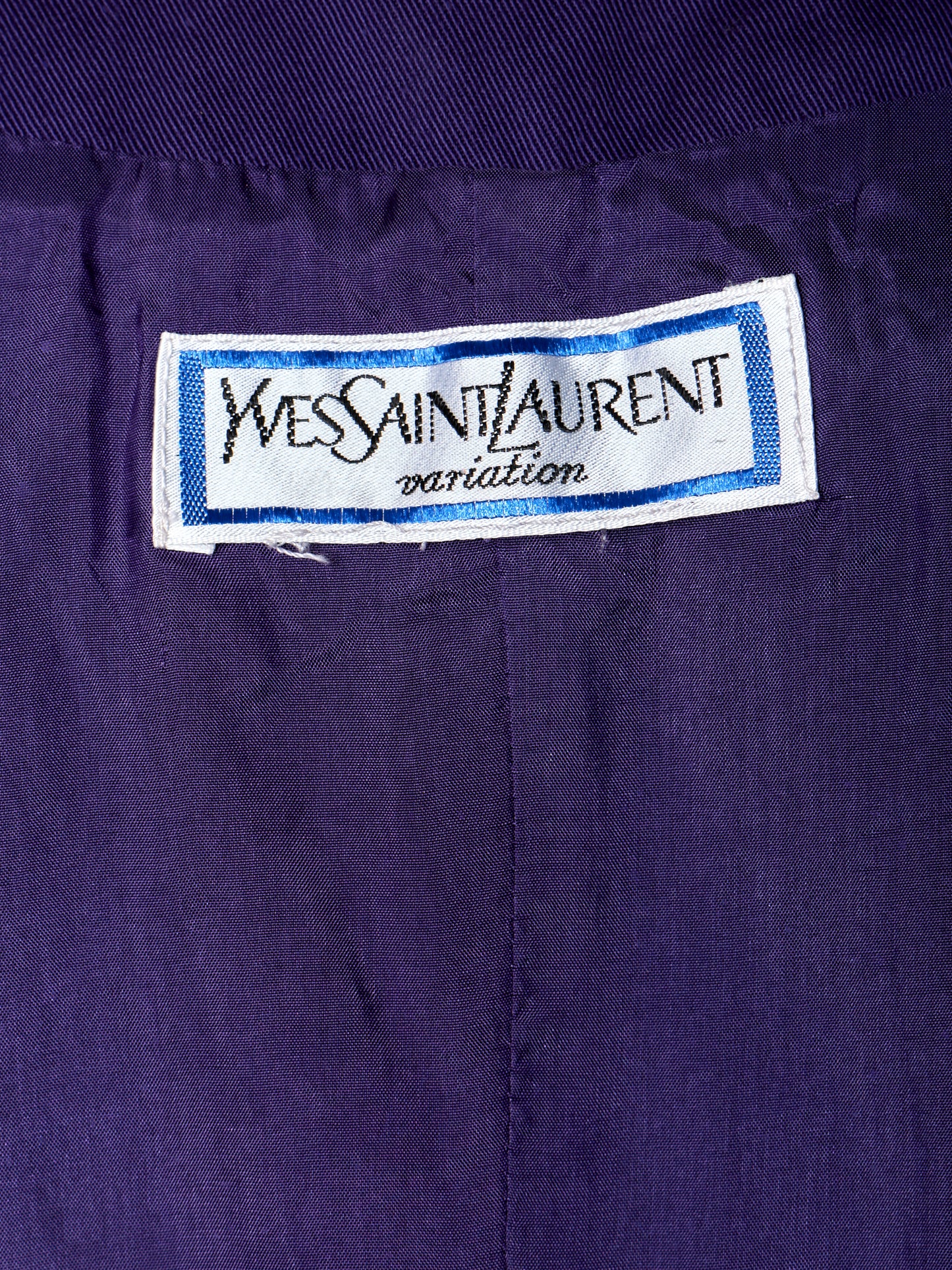 Yves Saint Laurent Purple Vintage Blazer