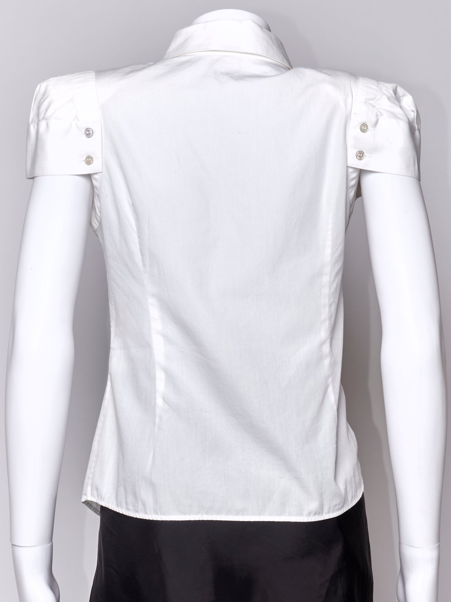 Alexander Mcqueen 2008 Smoke Print Top