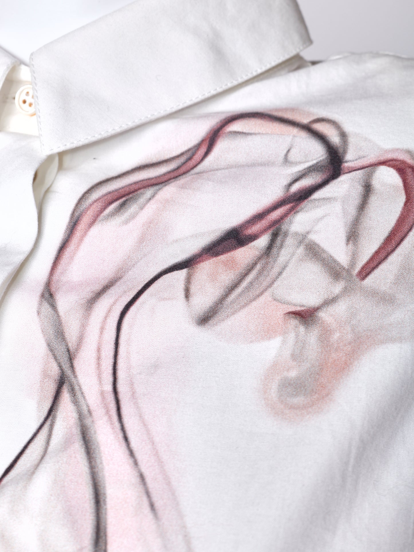 Alexander Mcqueen 2008 Smoke Print Top