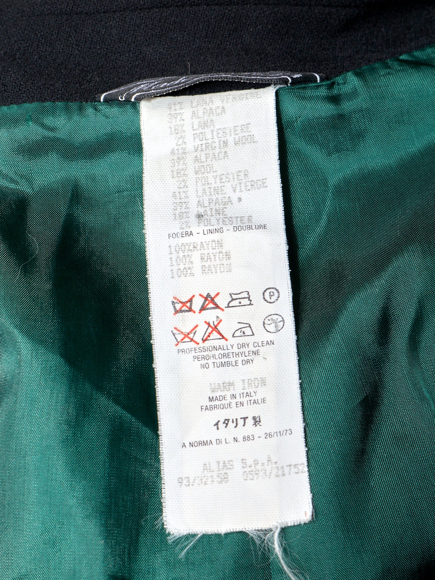 Gianni Versace Fall 1993 Green Check Blazer & Skirt Set