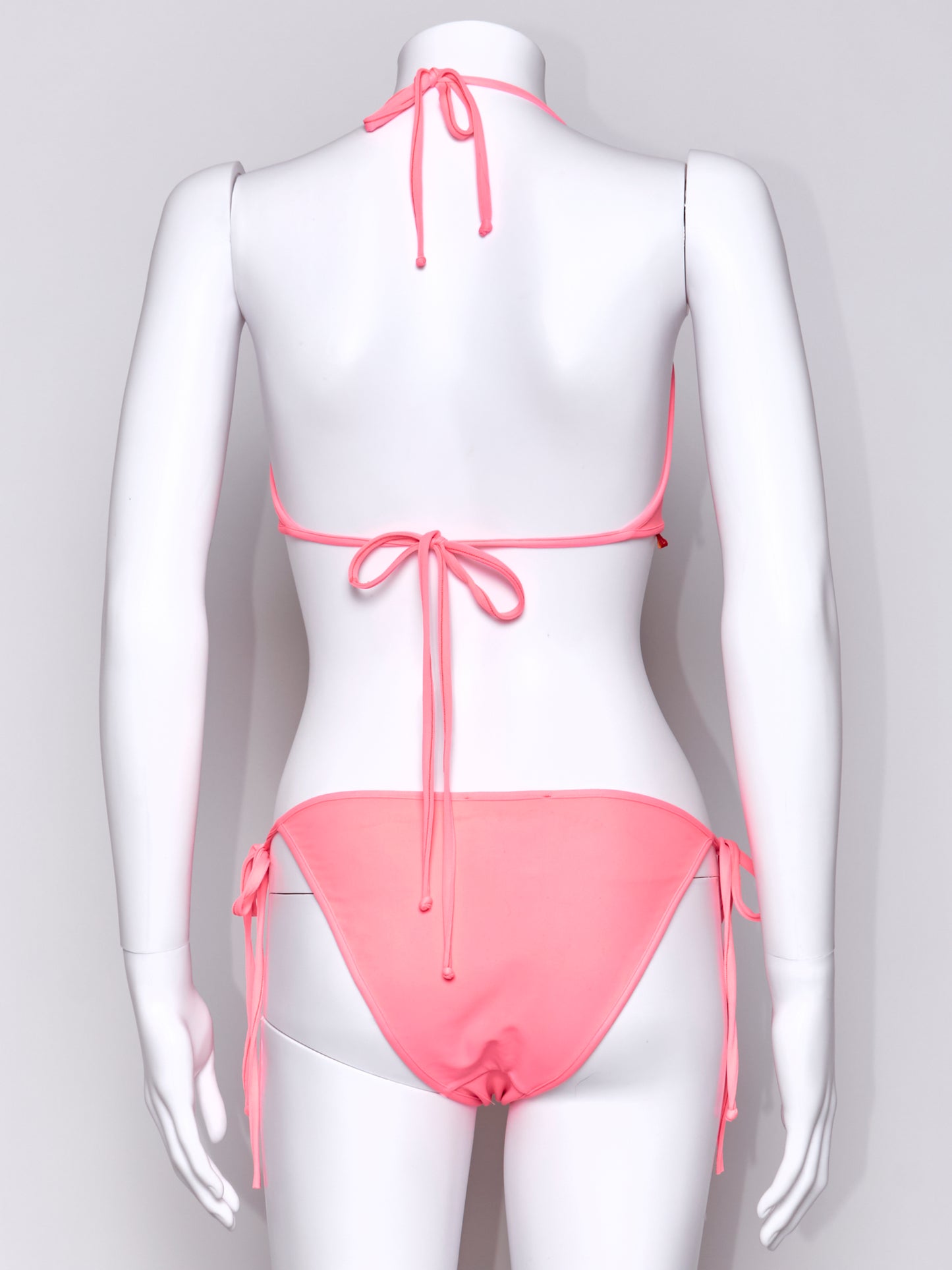 Vivienne Westwood Spring 2000s Pink Embroidered Orb Bikini Set