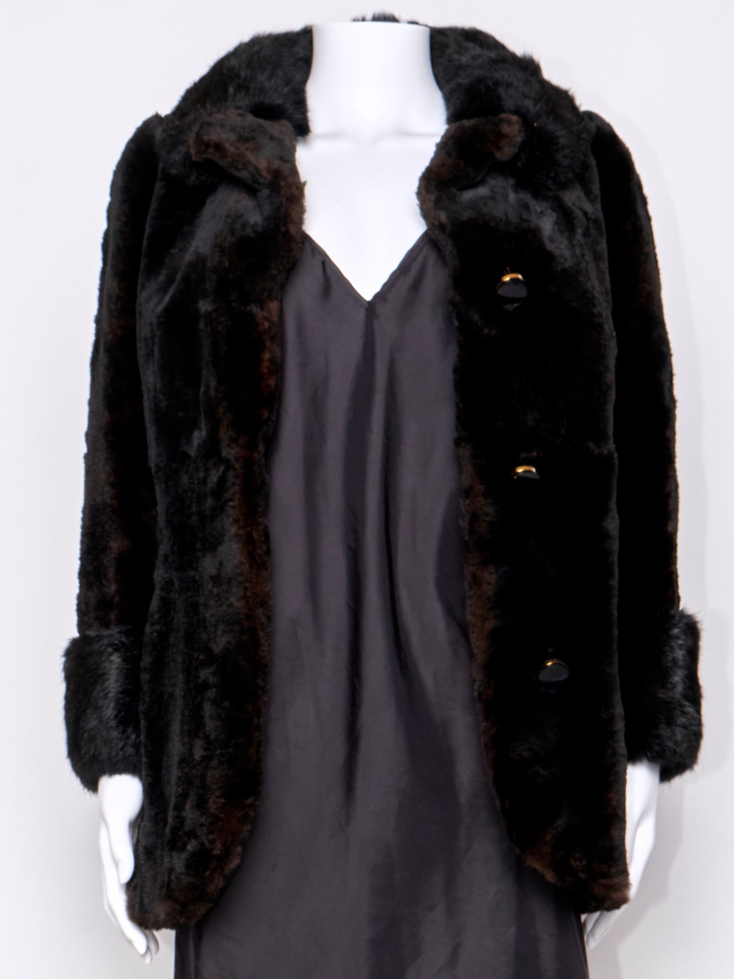 Christian Dior Fourrure Brown Fur Vintage Coat