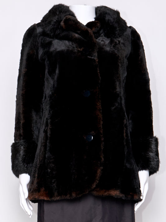 Christian Dior Fourrure Brown Fur Vintage Coat