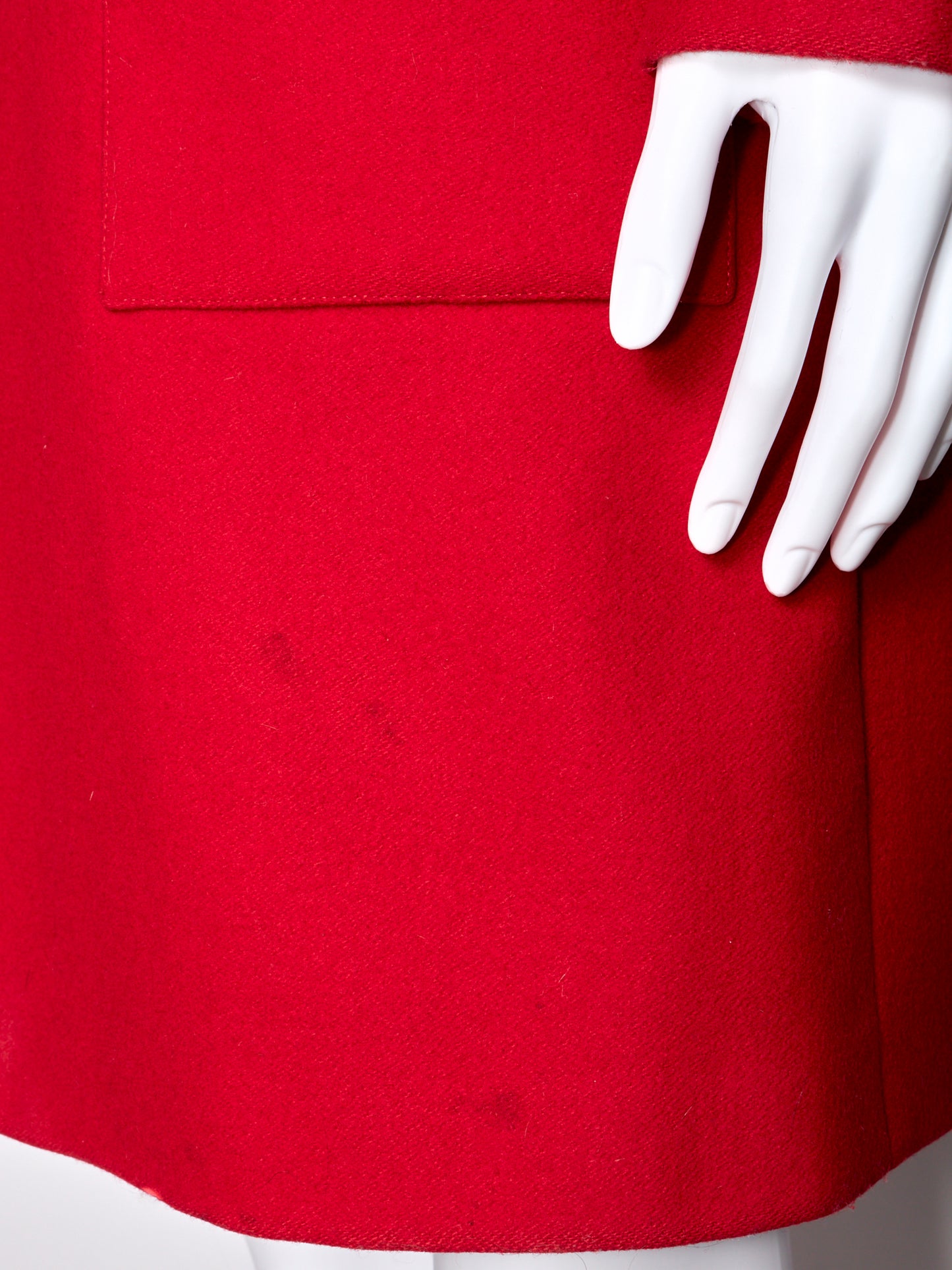 Miu Miu Fall 1998 Red Wool Coat