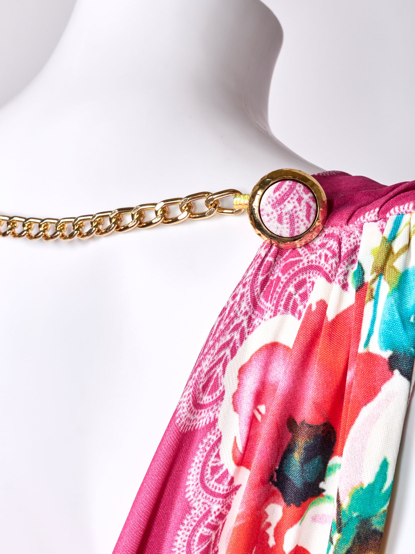 Dolce & Gabbana D&G Pink Floral Dress 2000s