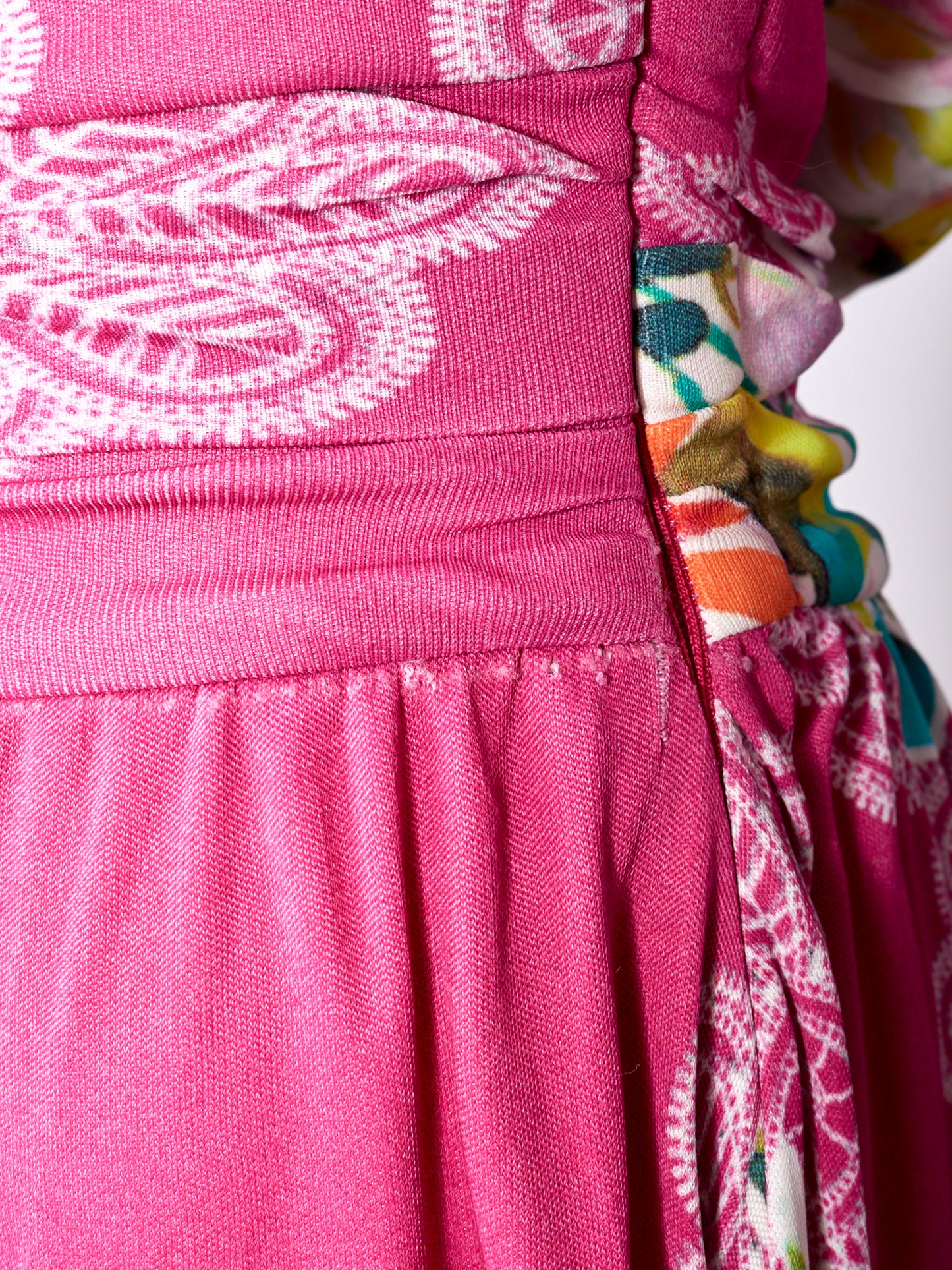 Dolce & Gabbana D&G Pink Floral Dress 2000s