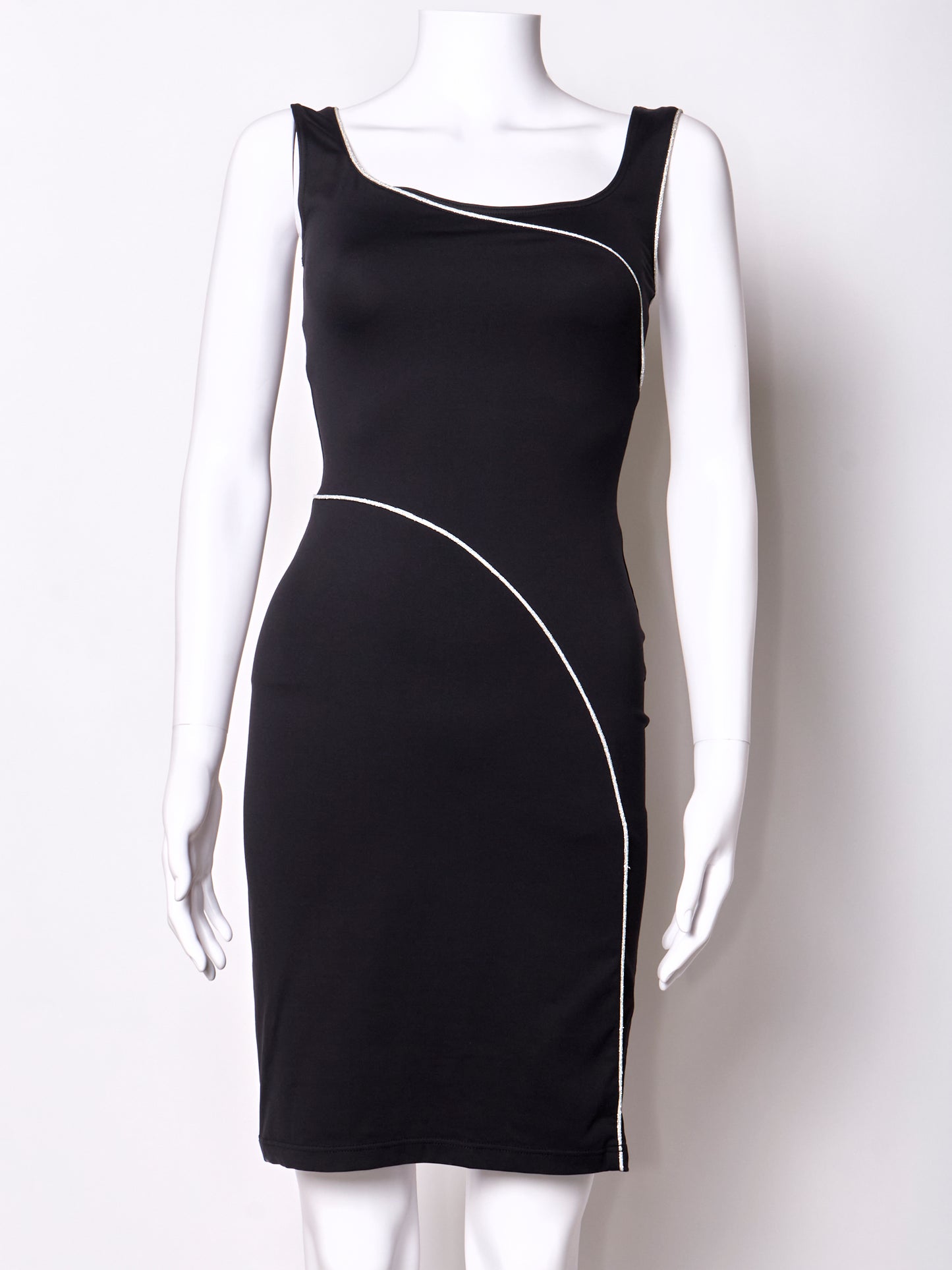 Paco Rabanne Spring 1998 Black Mini Dress