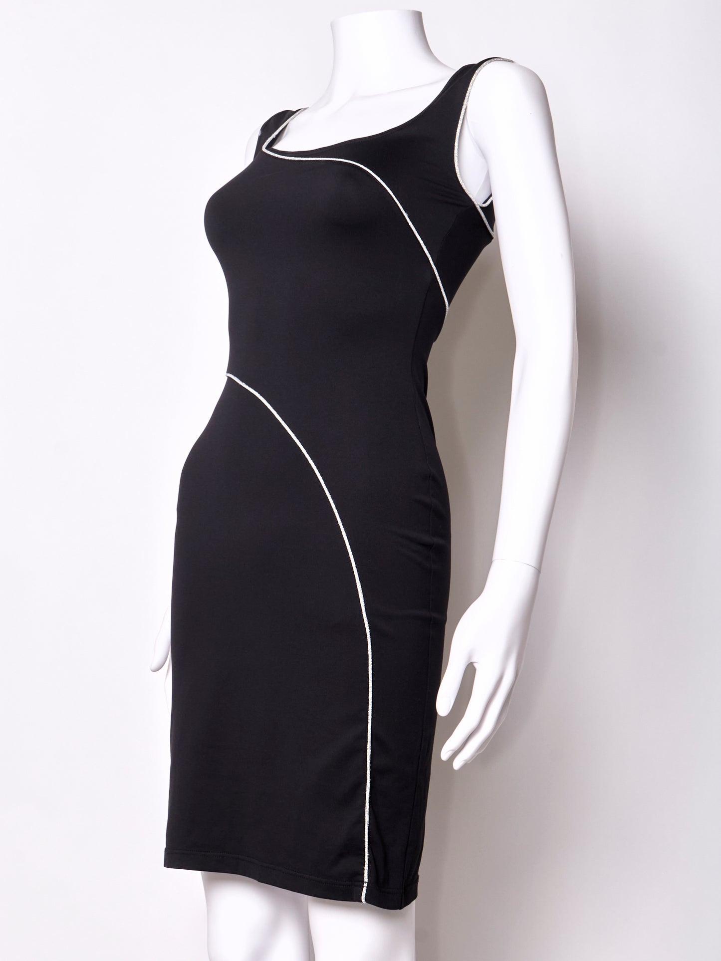 Paco Rabanne Spring 1998 Black Mini Dress