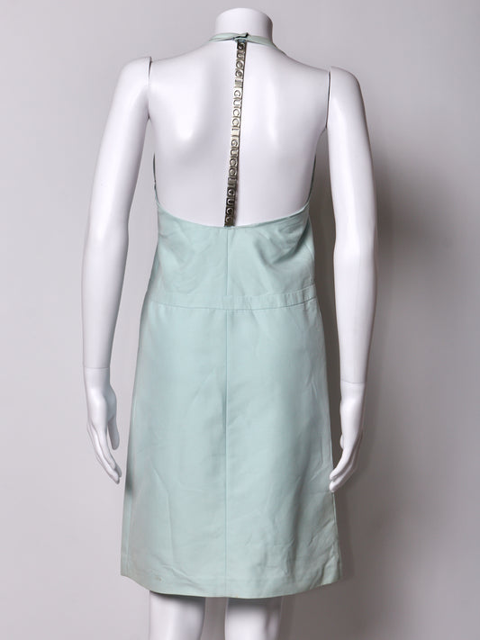 Gucci Spring 1996 Blue Hardware Logo Back