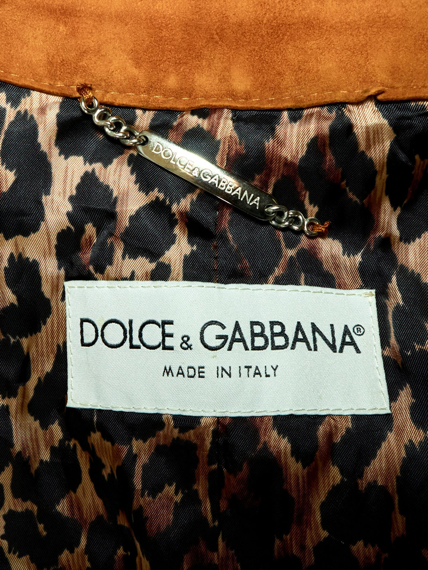 Dolce & Gabbana Brown Suede 90s Coat