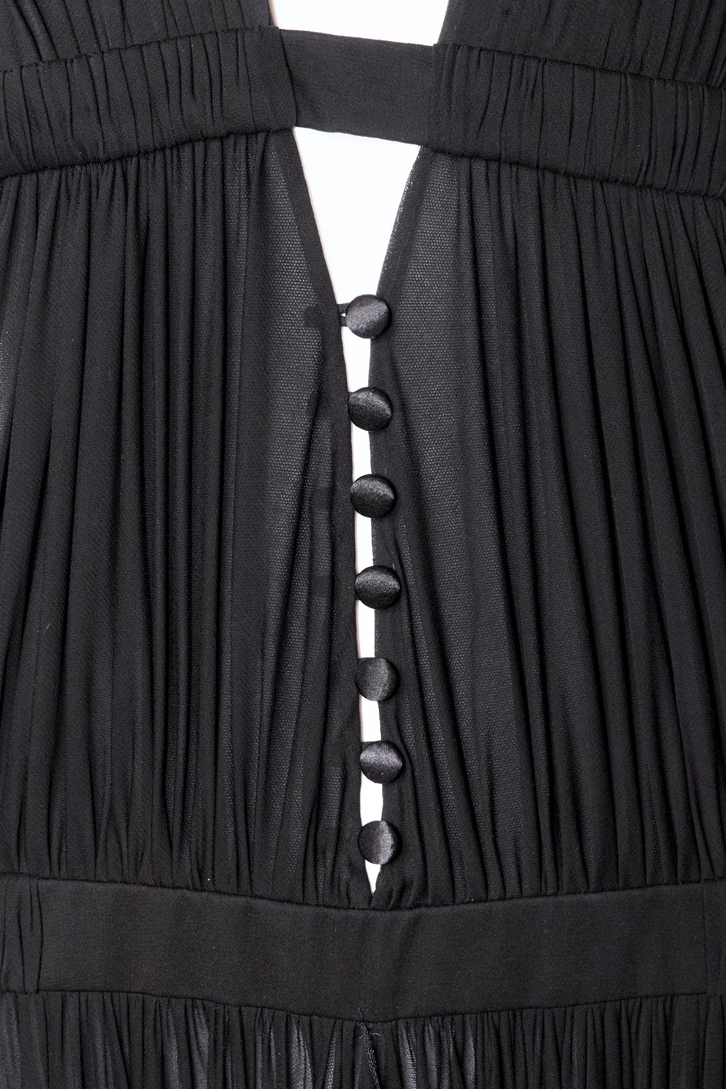 Roberto Cavalli Spring 2006 Black Open Back Halter Neck Mini Dress