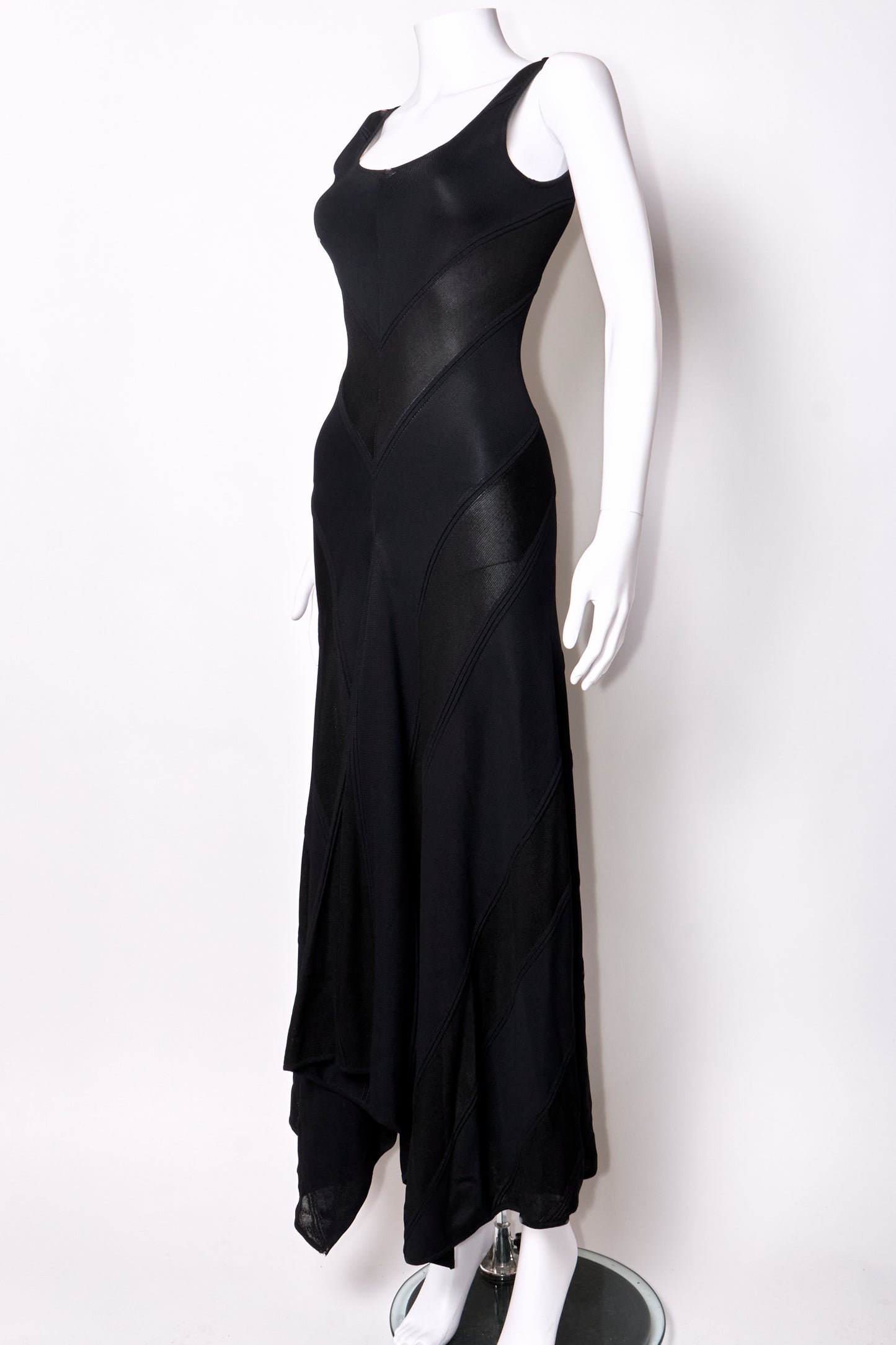 Gianfranco Ferré 90s Black Maxi Dress