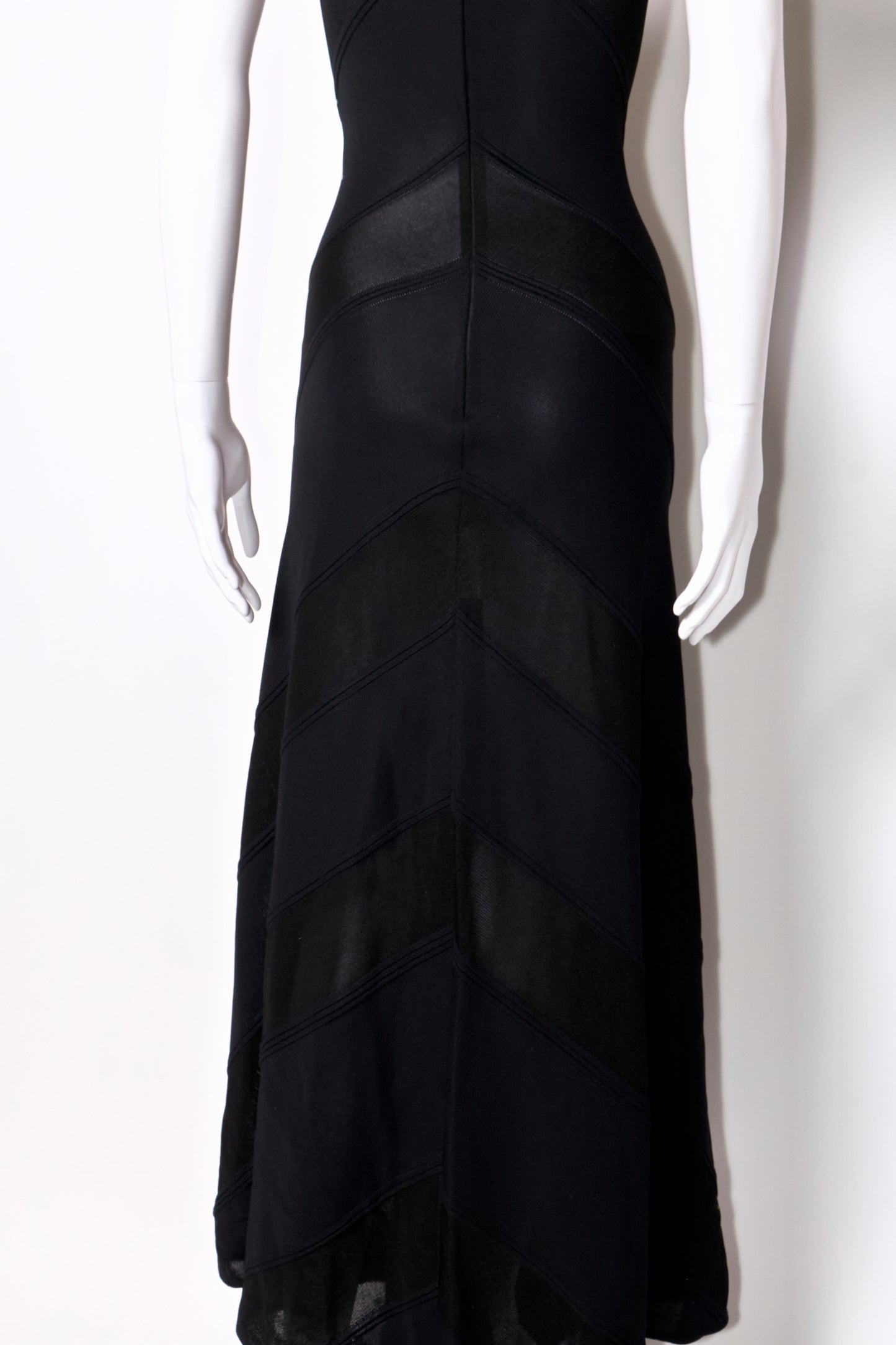 Gianfranco Ferré 90s Black Maxi Dress