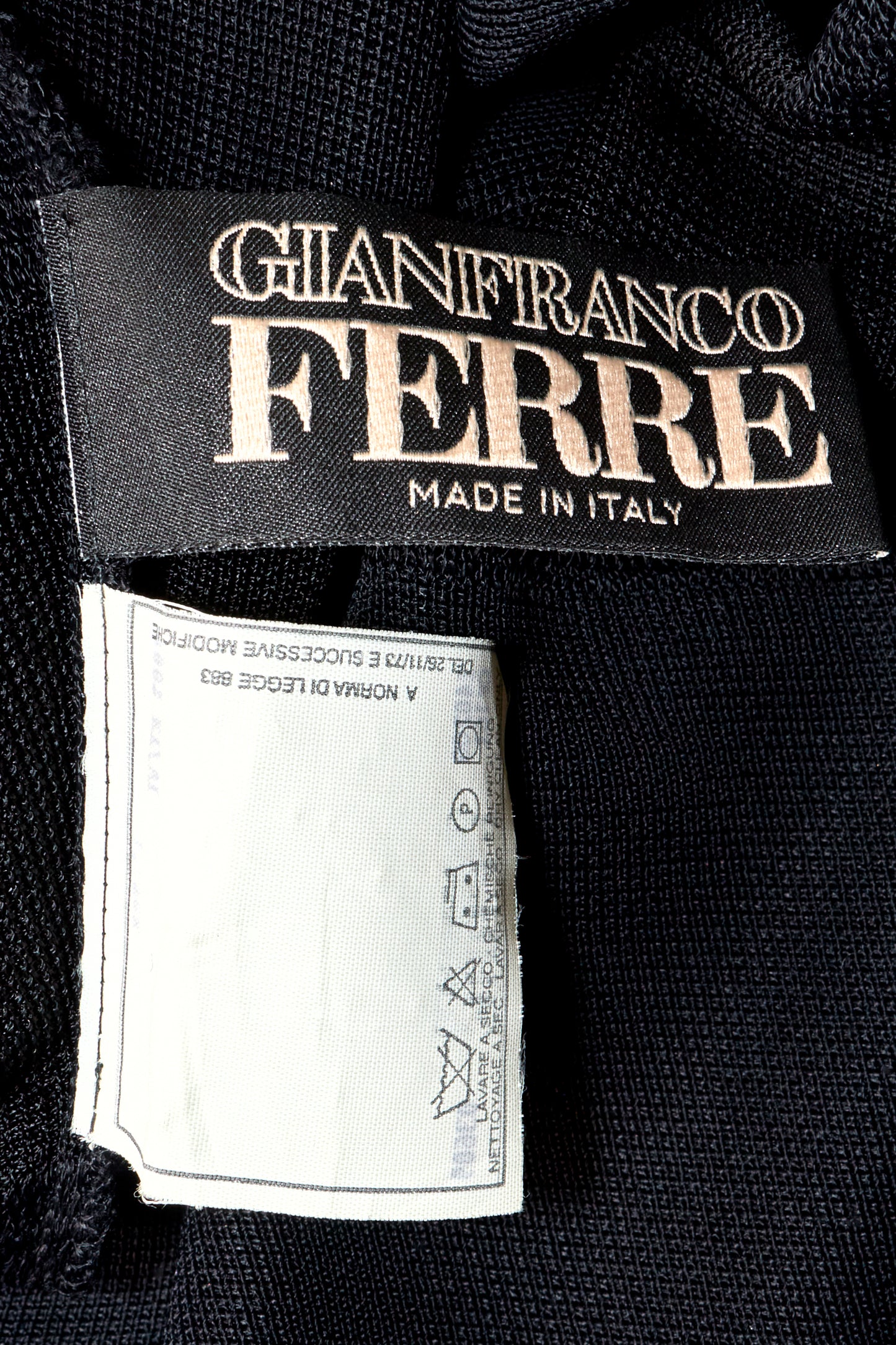 Gianfranco Ferré 90s Black Maxi Dress