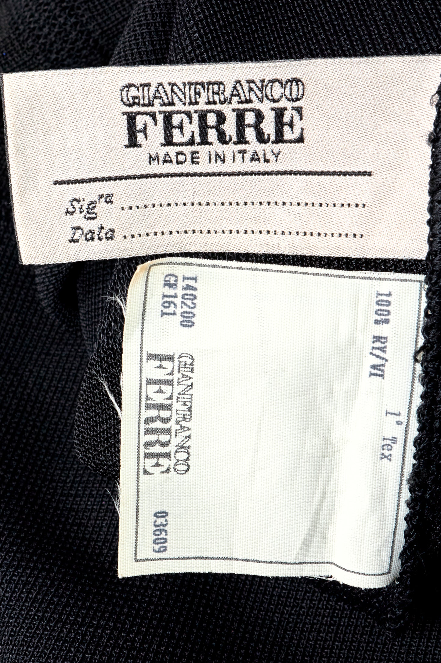 Gianfranco Ferré 90s Black Maxi Dress