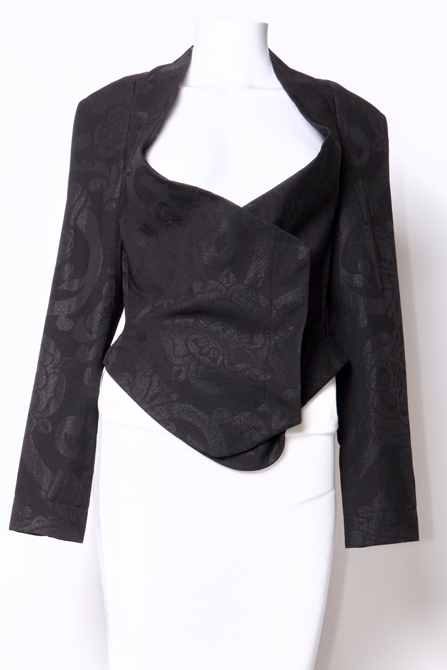 Vivienne Westwood 1997 Black Printed Jacket