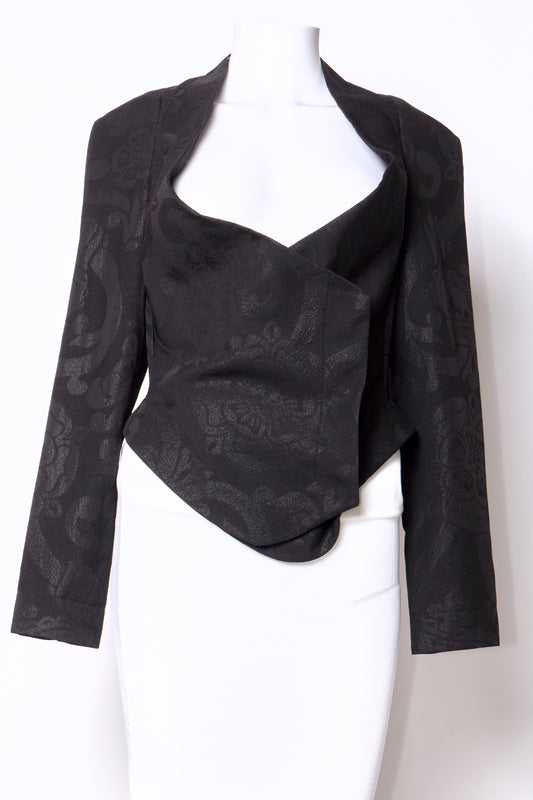 Vivienne Westwood 1997 Black Printed Jacket