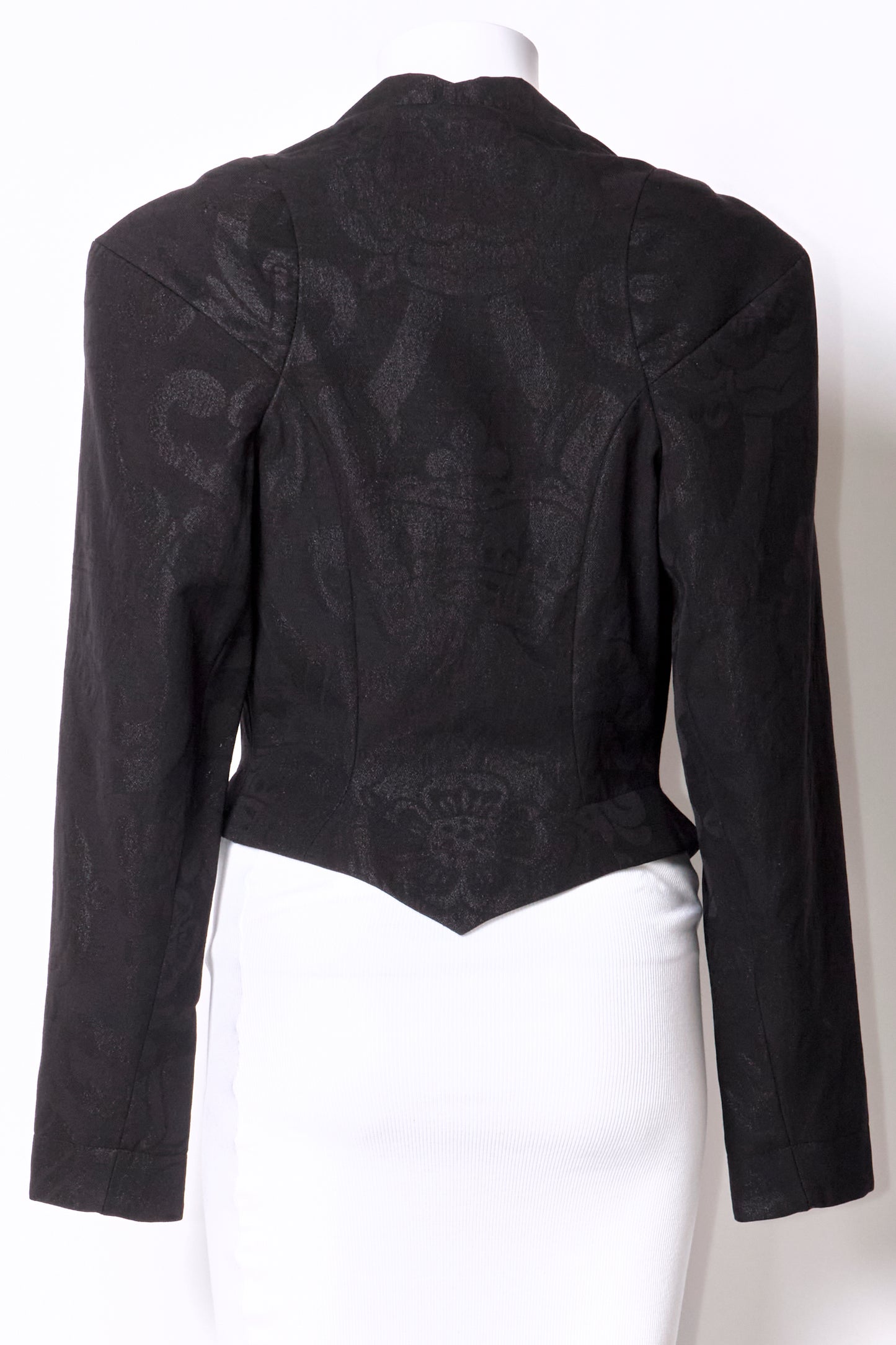 Vivienne Westwood 1997 Black Printed Jacket
