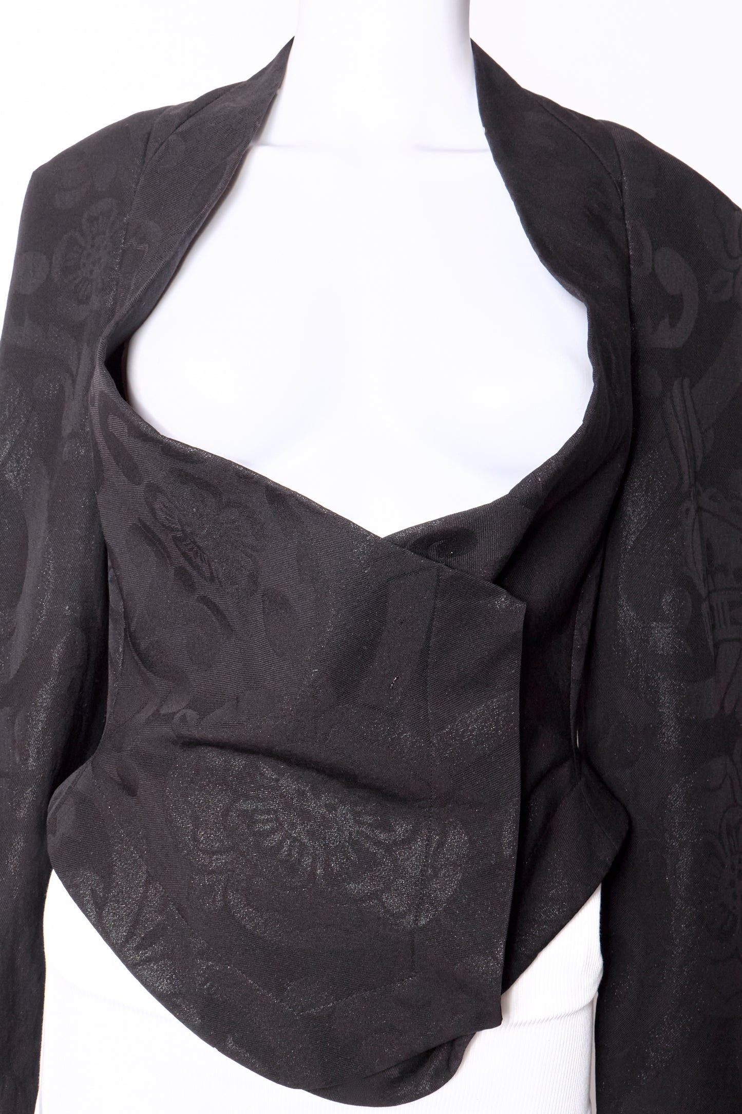 Vivienne Westwood 1997 Black Printed Jacket