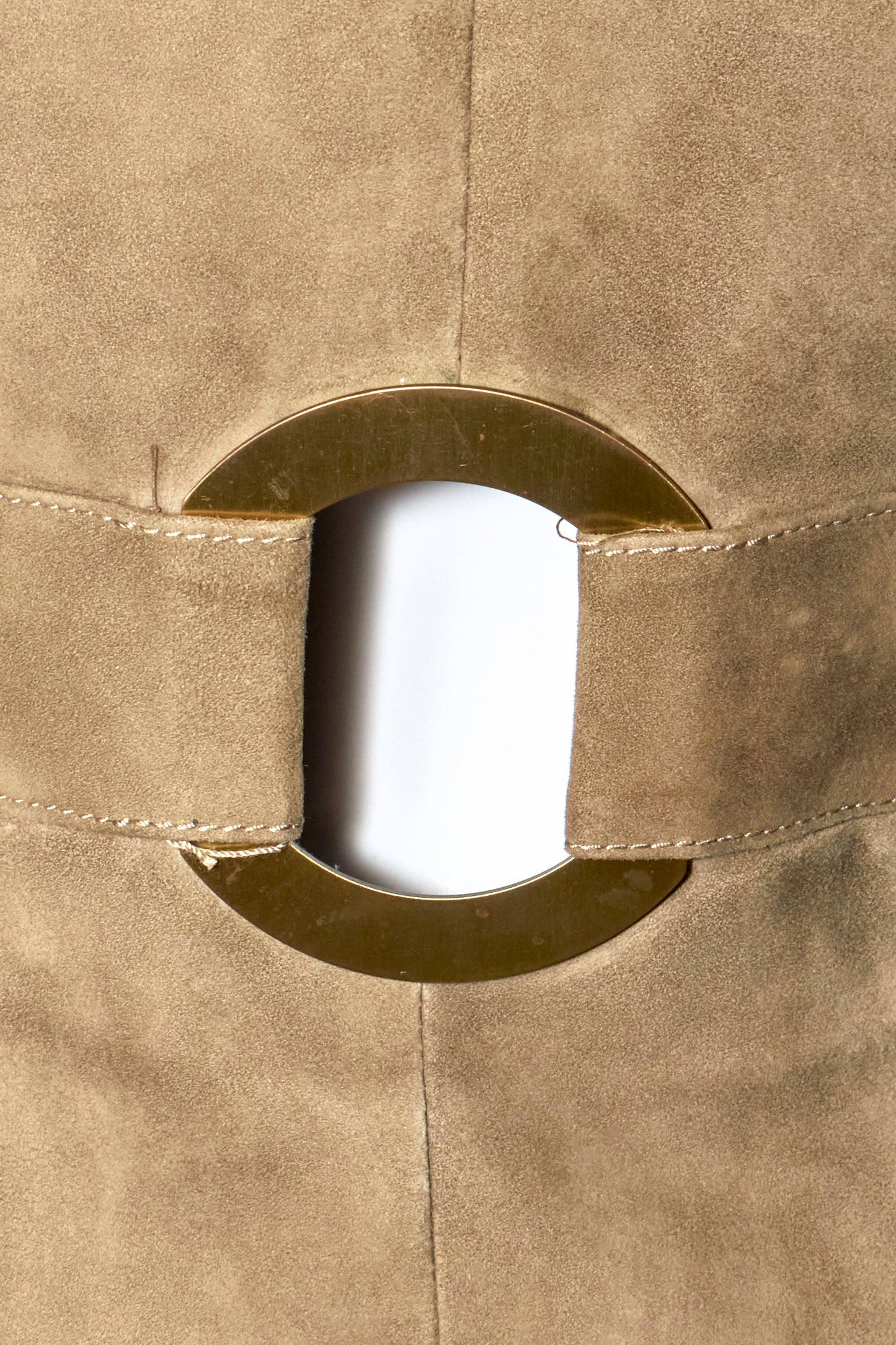 Valentino Spring 2003 Khaki Suede Jacket