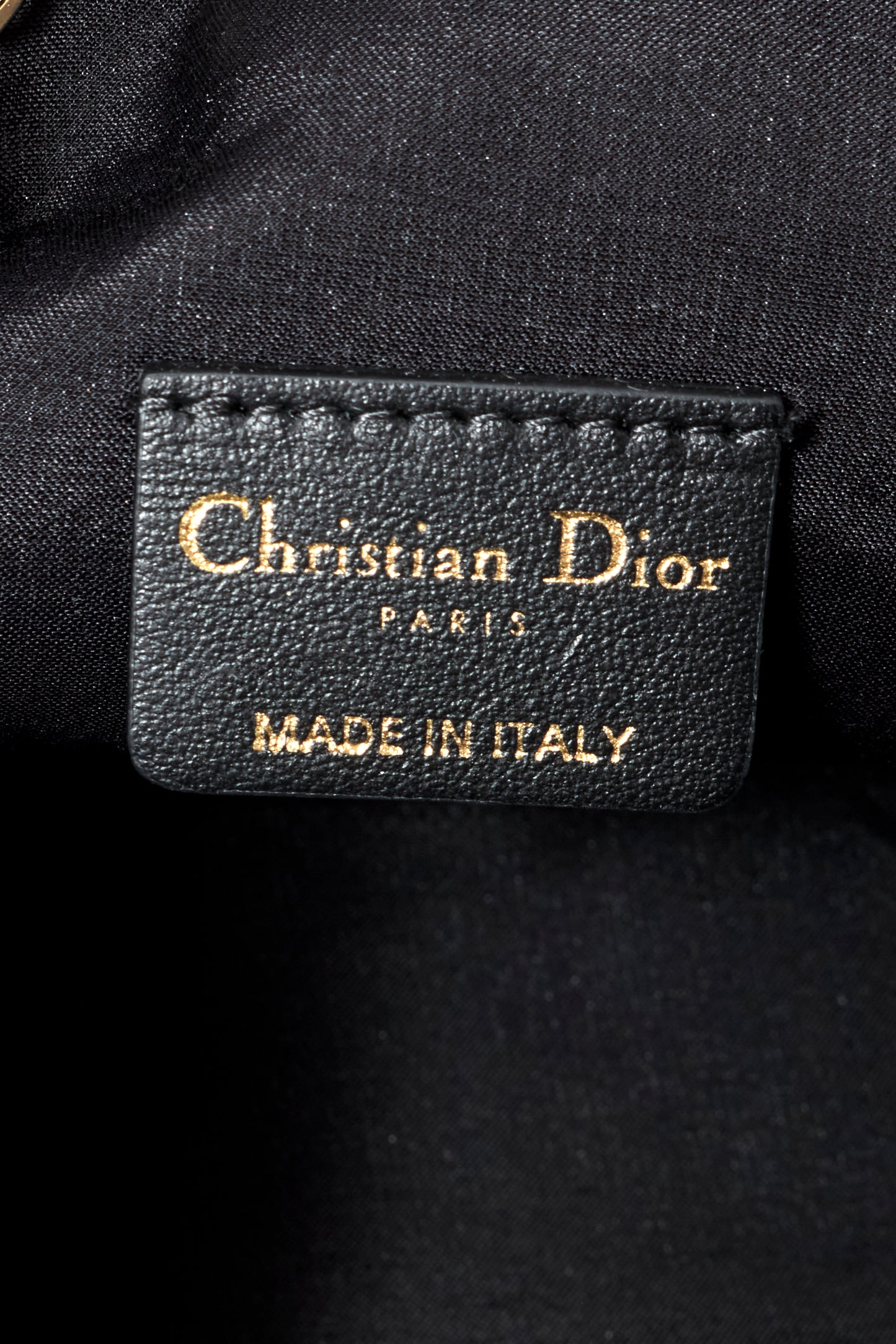 Christian Dior 2023 Black Beaded Shoulder Bag