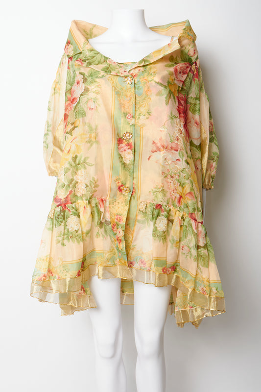 Christian Dior Gianfranco Ferre Floral Dress