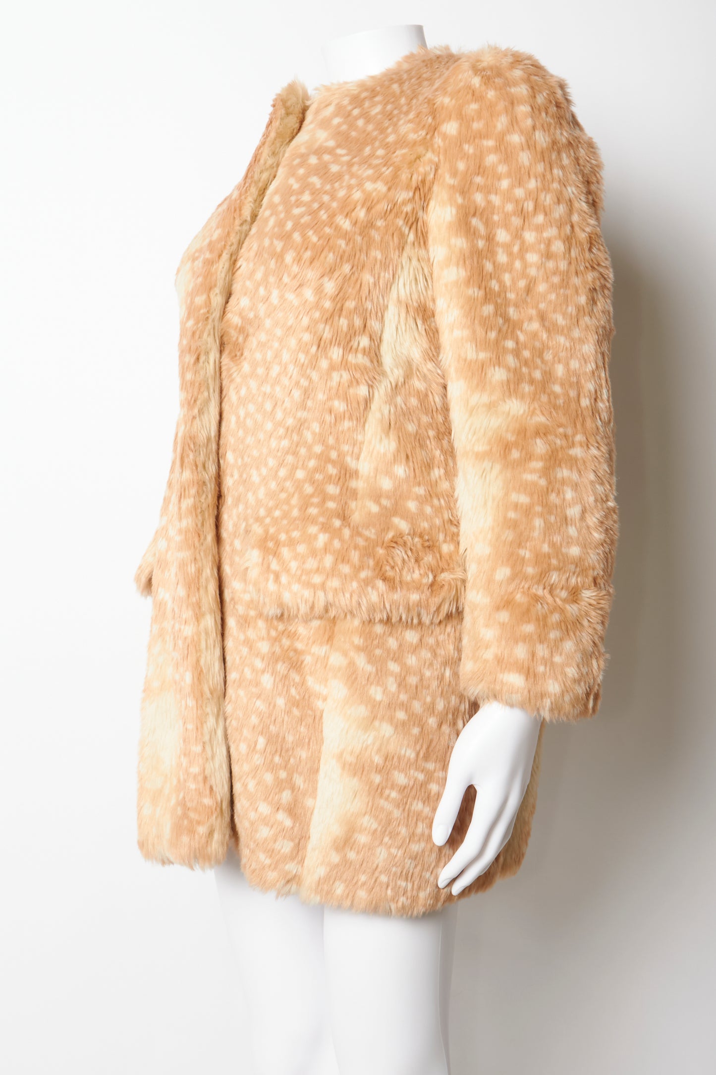 Miu Miu 2014 Bambi Faux Fur Coat