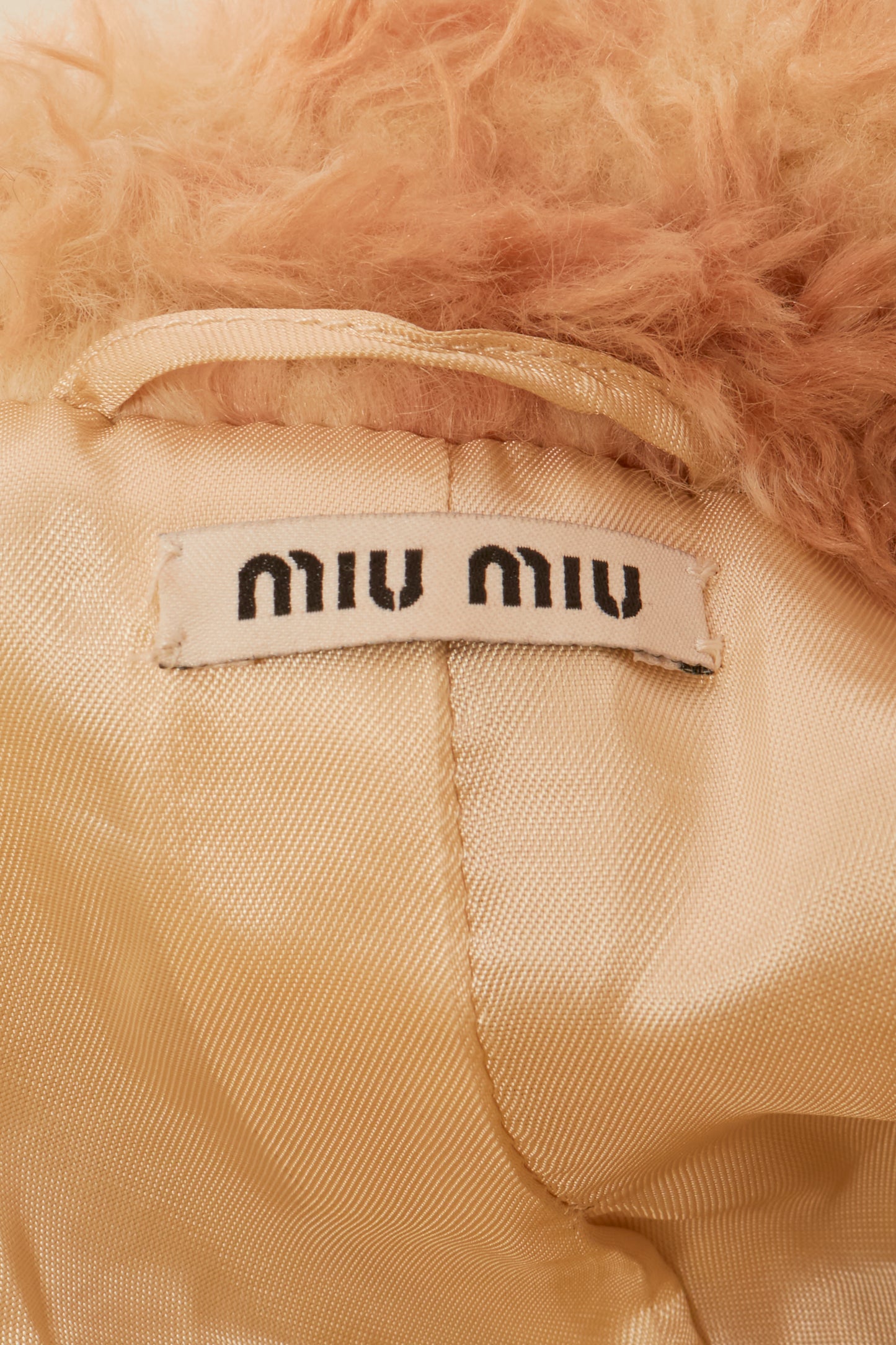 Miu Miu 2014 Bambi Faux Fur Coat