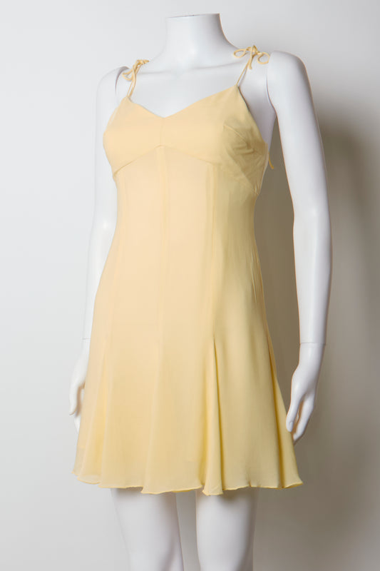 Dolce & Gabbana 90s Yellow Mini Dress