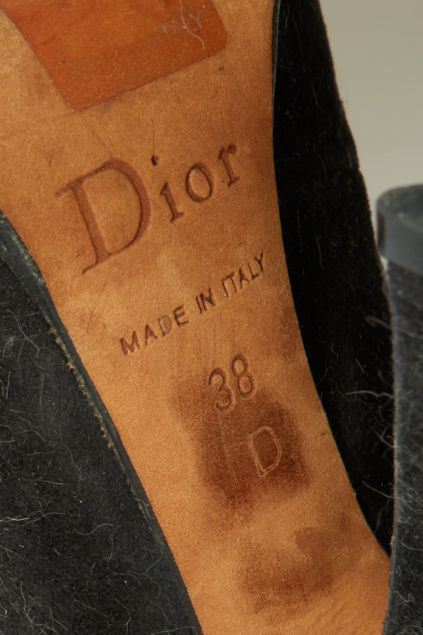 Christian Dior Fur Trimmed Ankle Boots