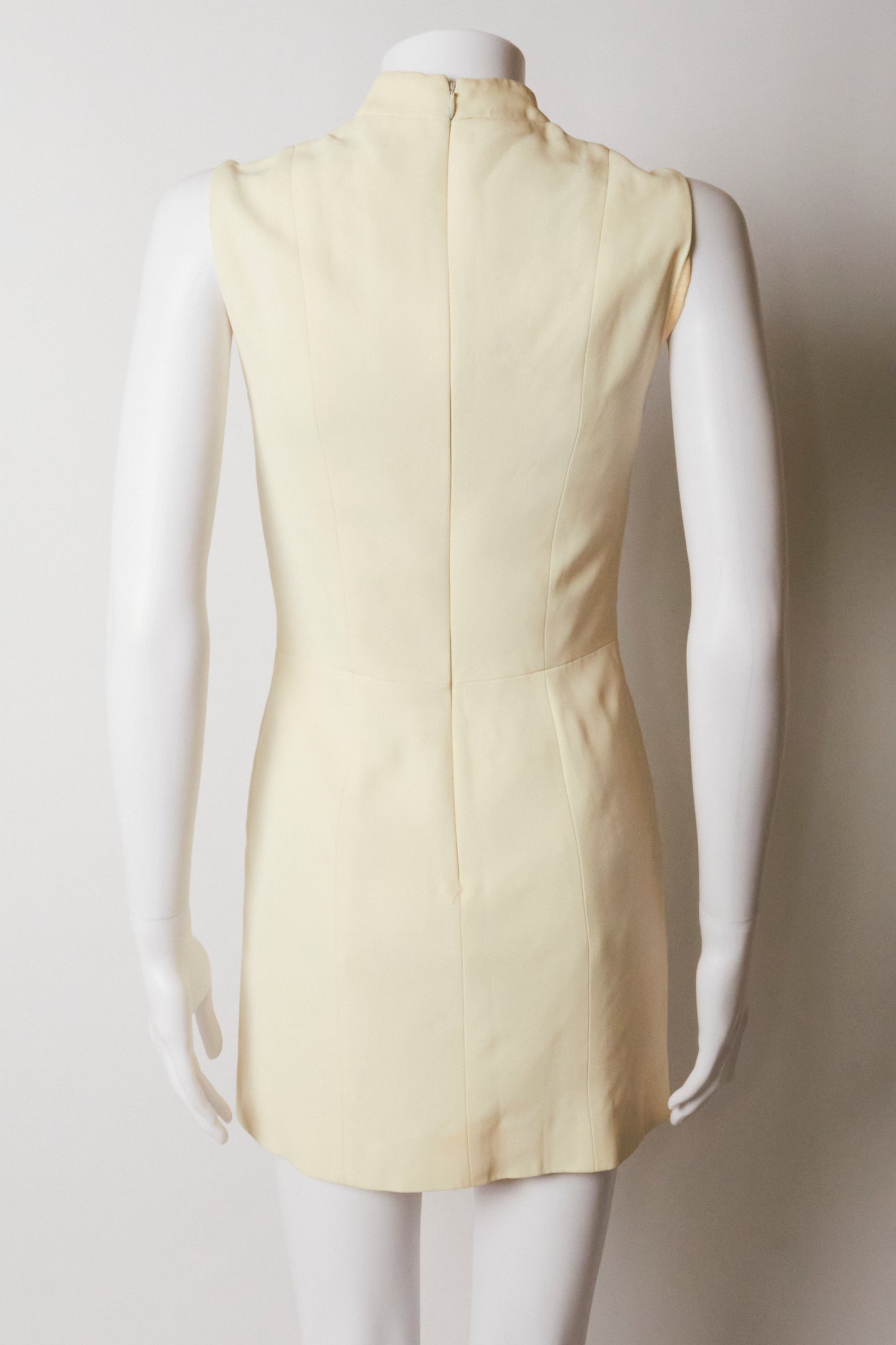 Moschino Cheap & Chic Cream Bow Mini Dress