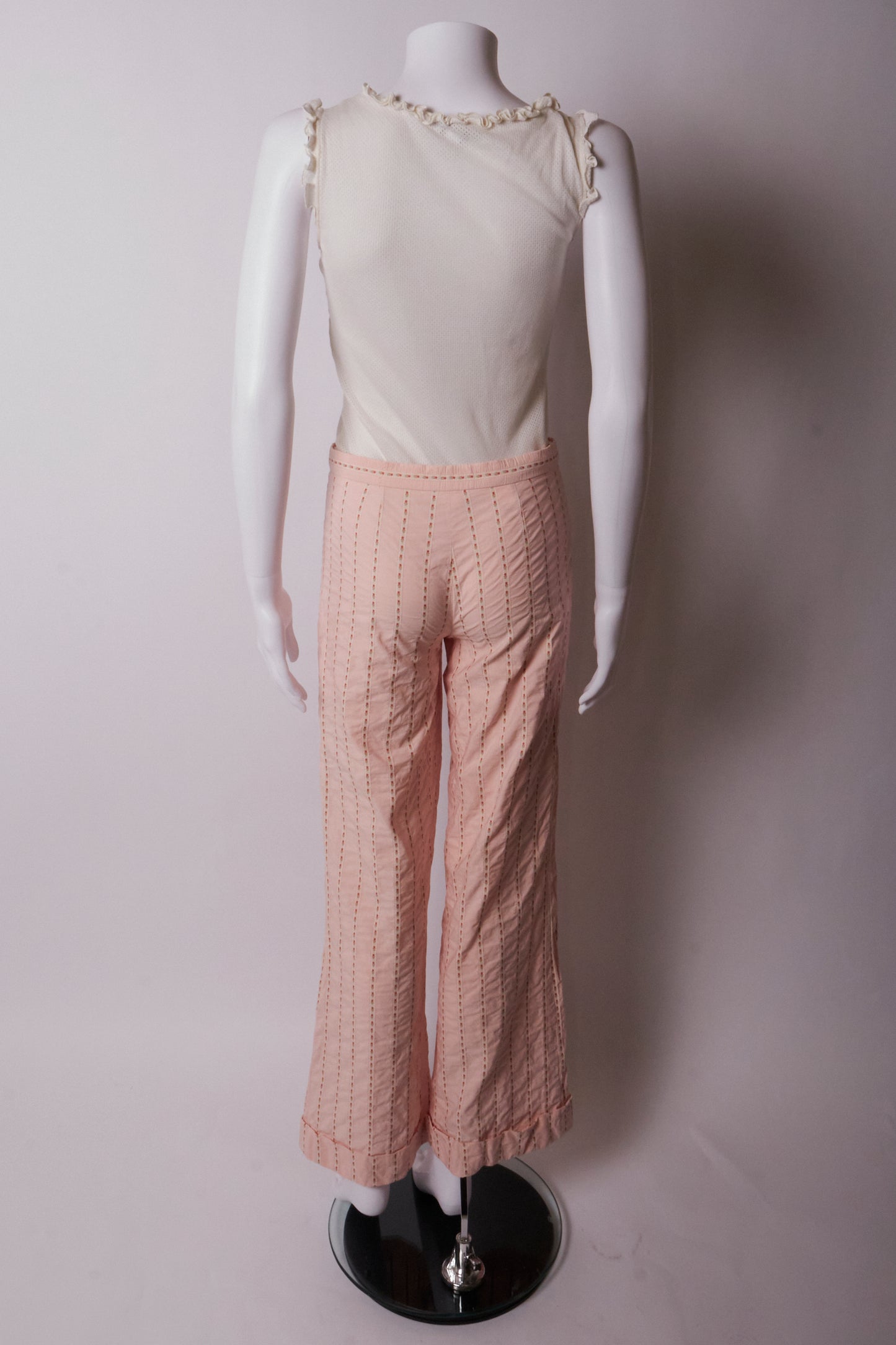 Moschino Cheap & Chic Pink Bow Top & Trousers Set