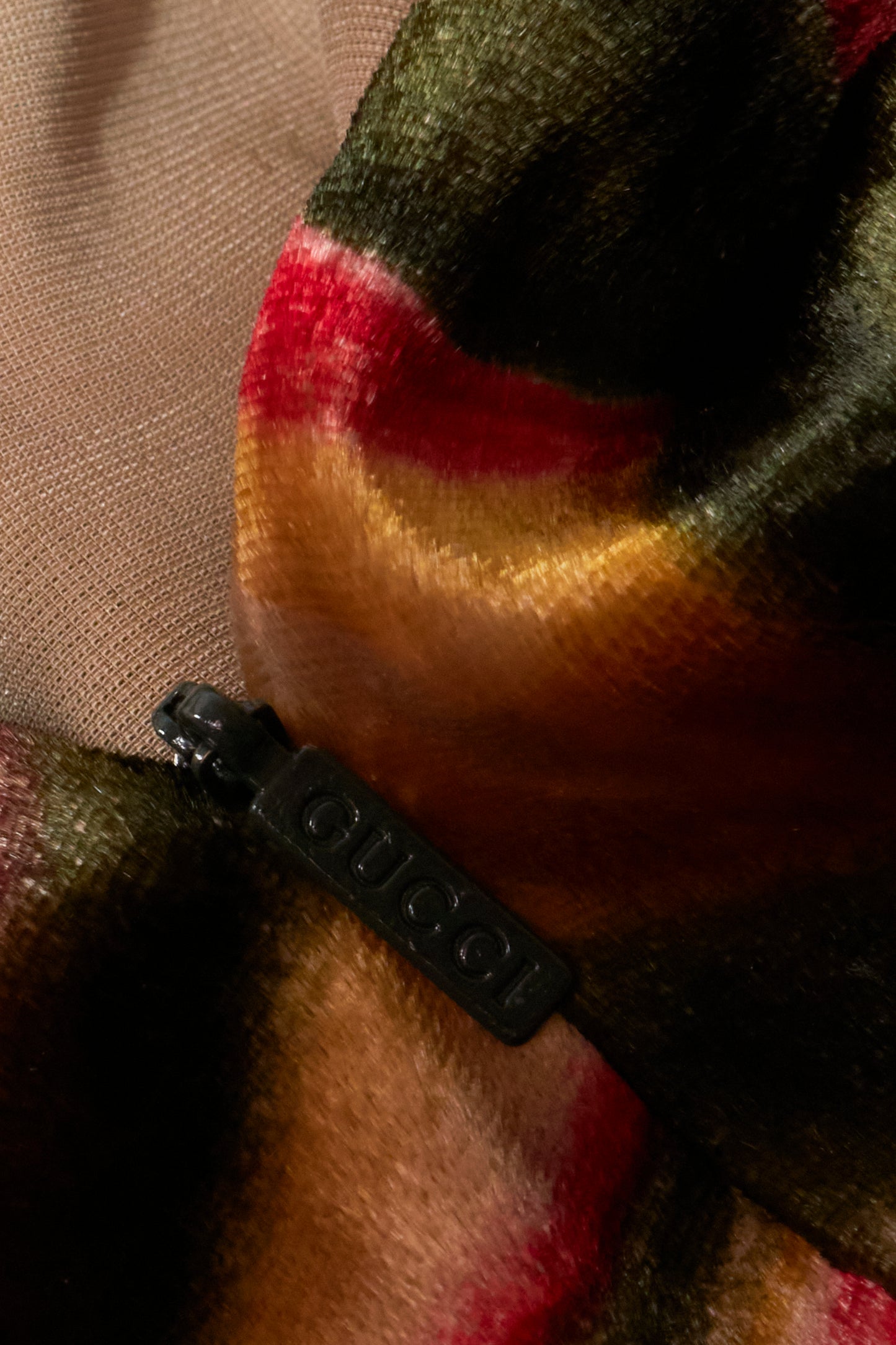 Gucci by Tom Ford 1999 Velvet Belted Skirt
