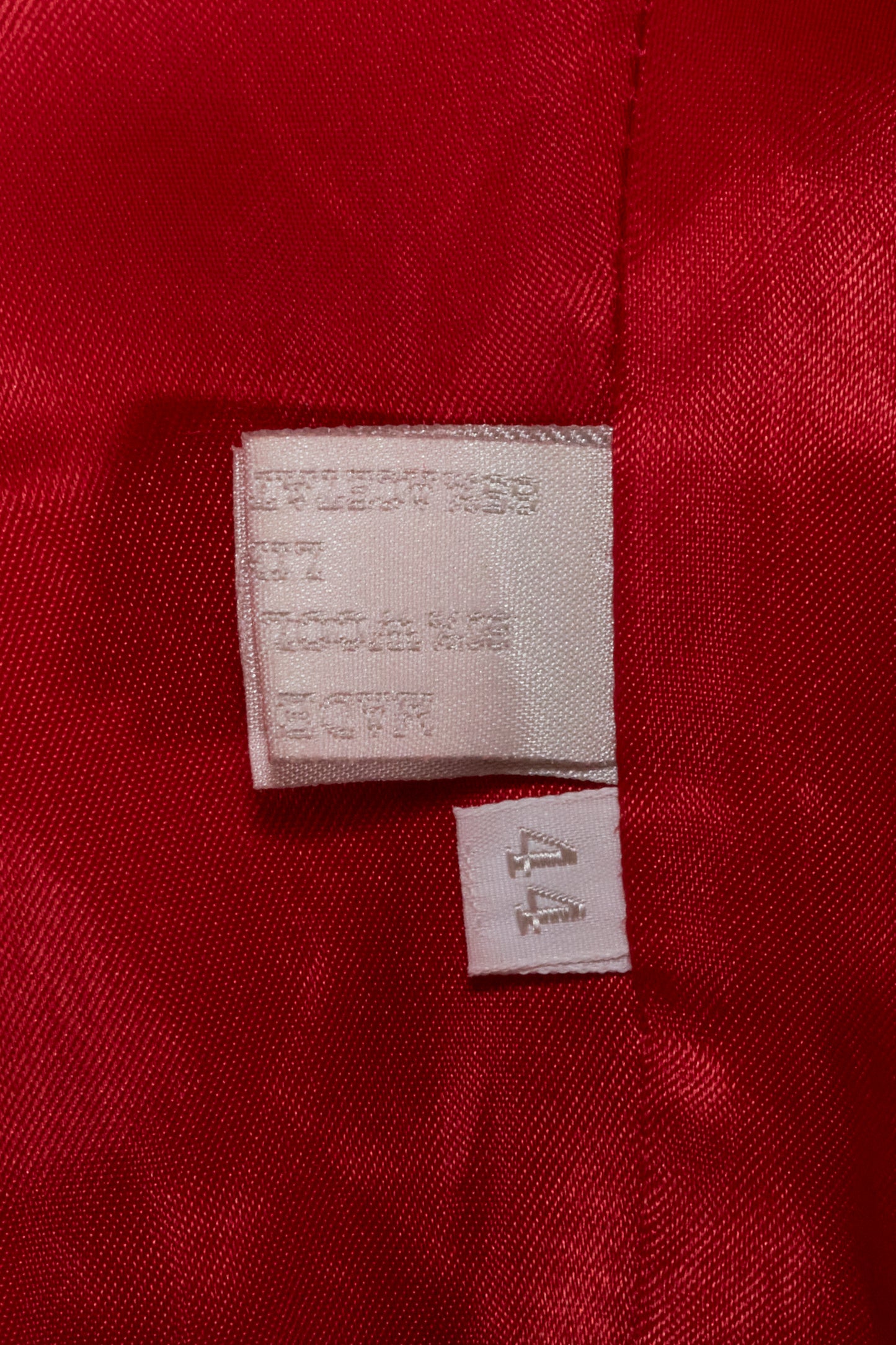 Miu Miu Fall 1998 Red Wool Mini Skirt