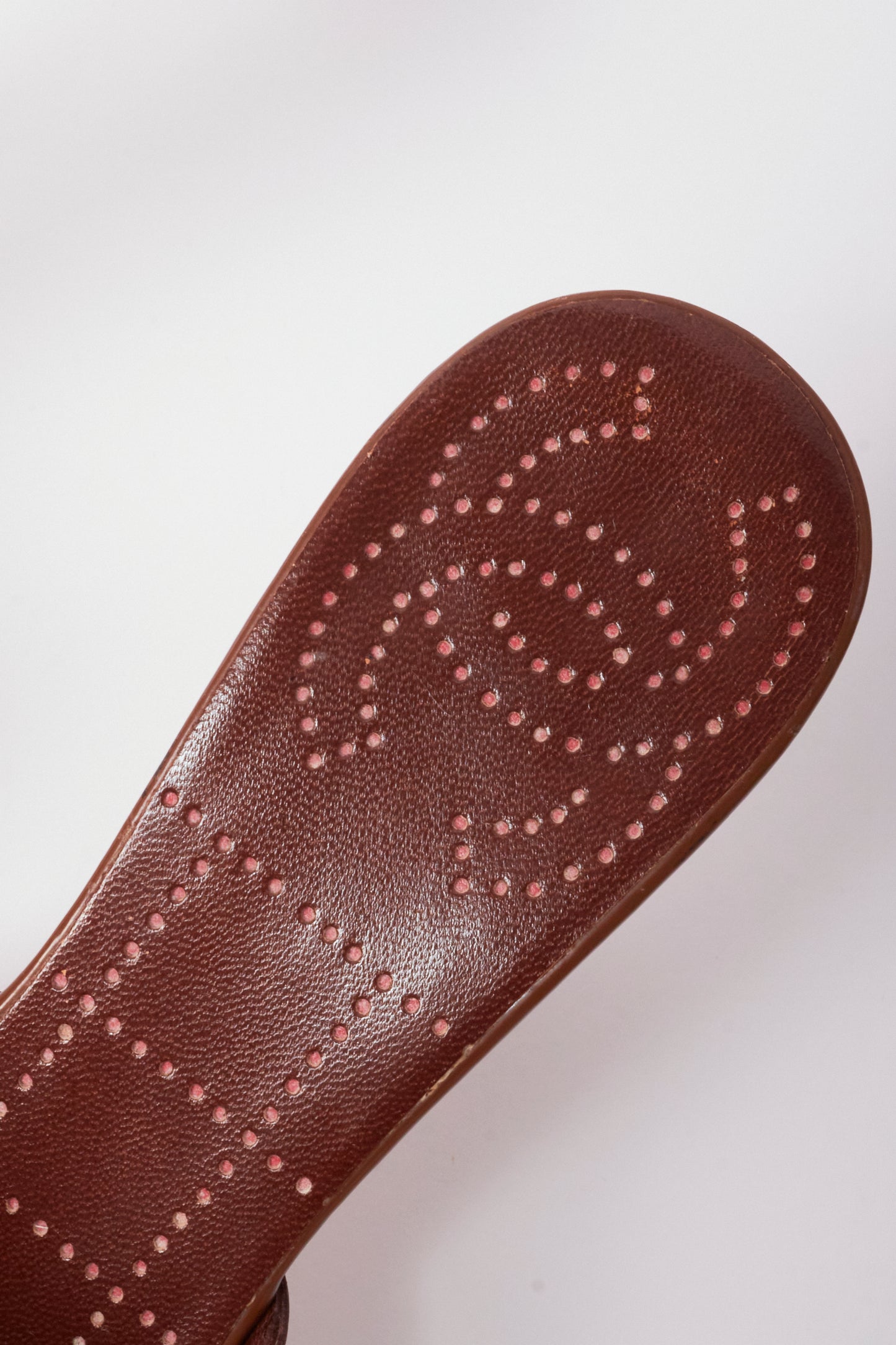 Chanel Brown Patent Leather CC Buckle Wooden Clog