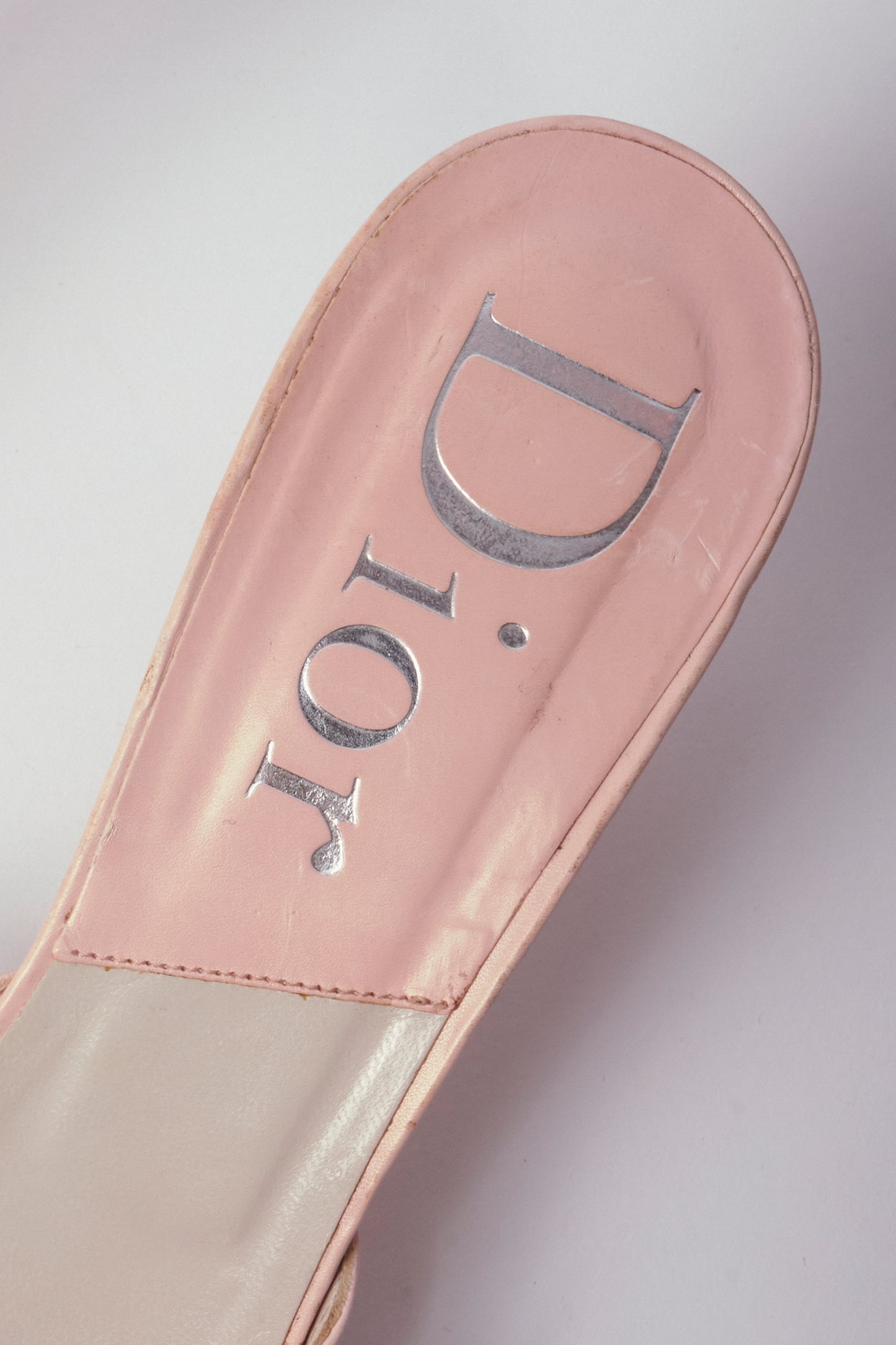 Christian Dior 2003 Bondage Pink Leather Heels