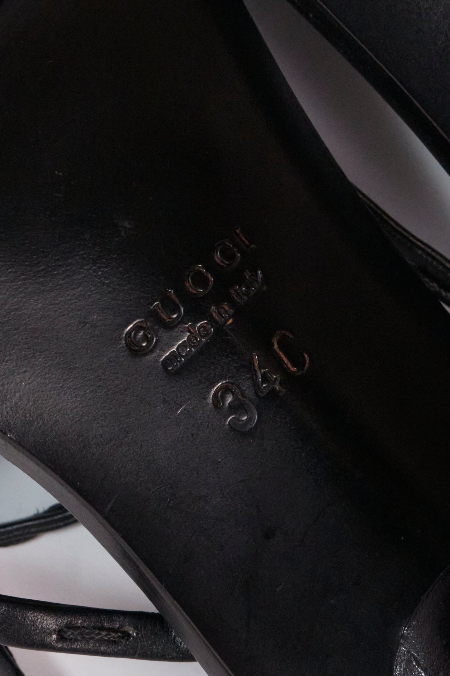 Gucci Tom Ford 2002 Black Heart Cut Out Heels