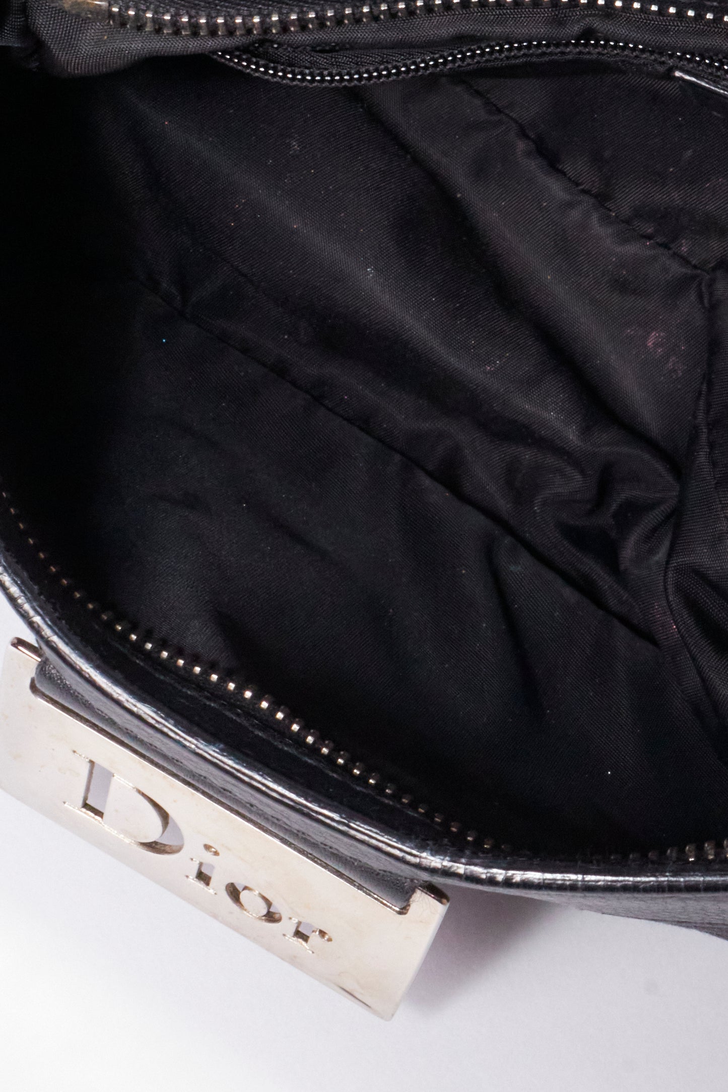 Christian Dior Columbos Black Monogram Vintage Mini Shoulder Bag
