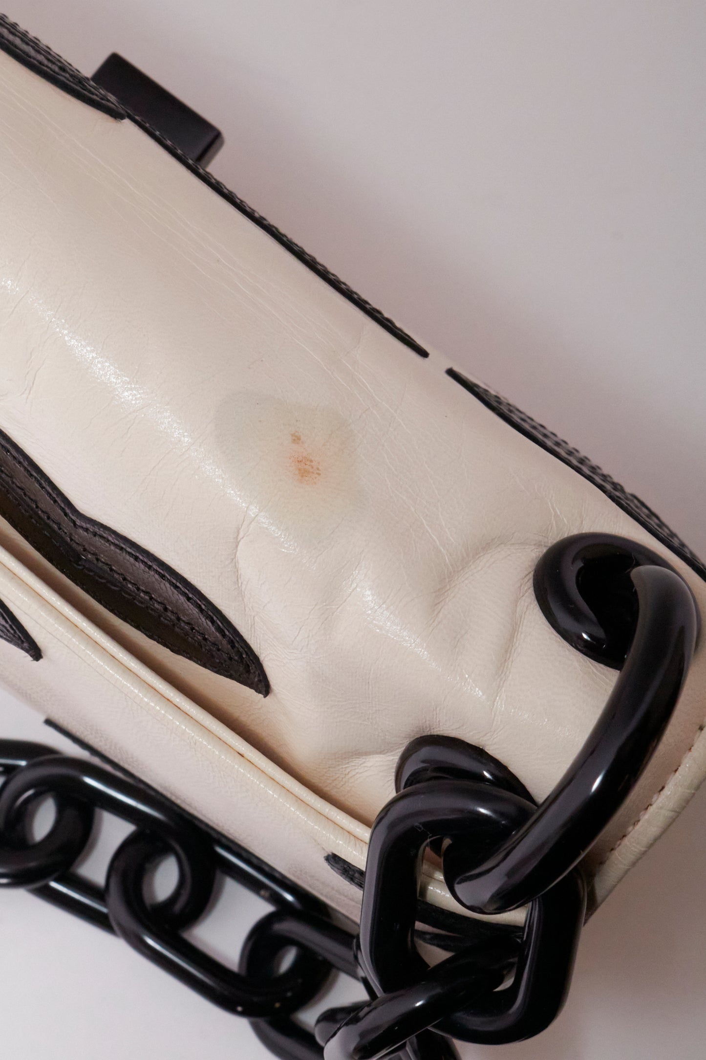 Prada 2010 Madras Black Lips Bag