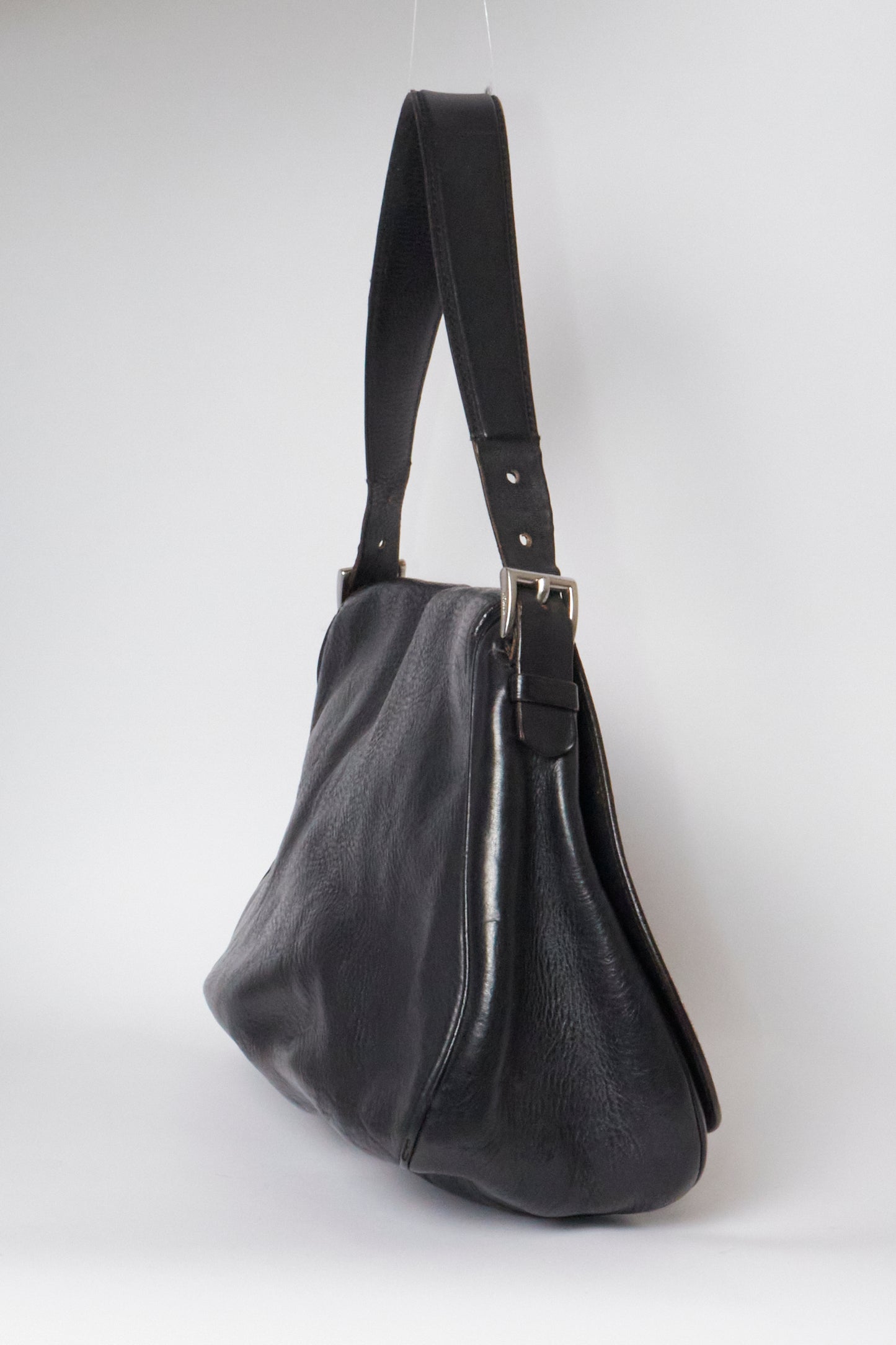 Prada 90s Vachetta Old Vintage Saddle Bag