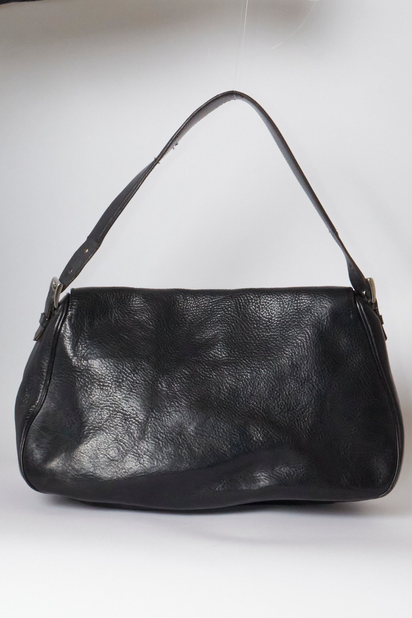 Prada 90s Vachetta Old Vintage Saddle Bag