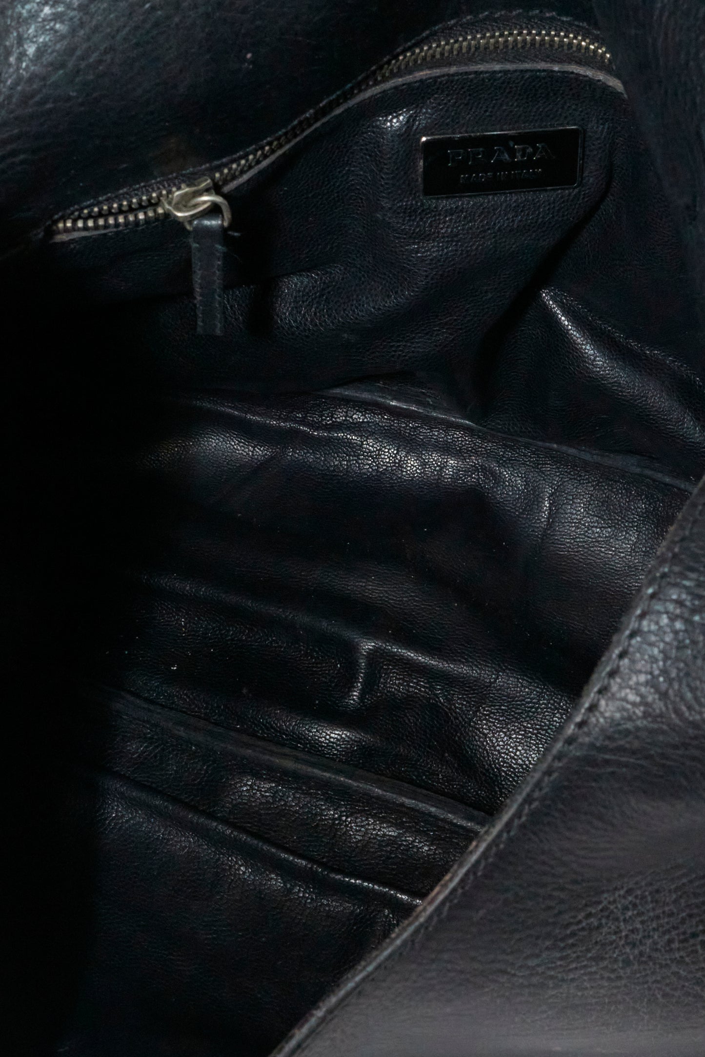 Prada 90s Vachetta Old Vintage Saddle Bag