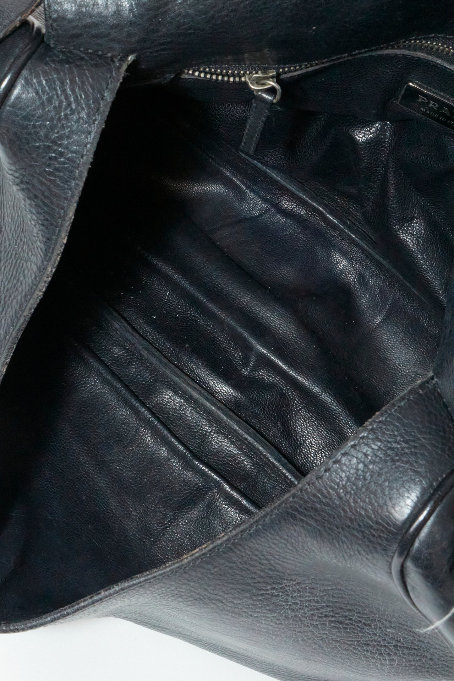 Prada 90s Vachetta Old Vintage Saddle Bag