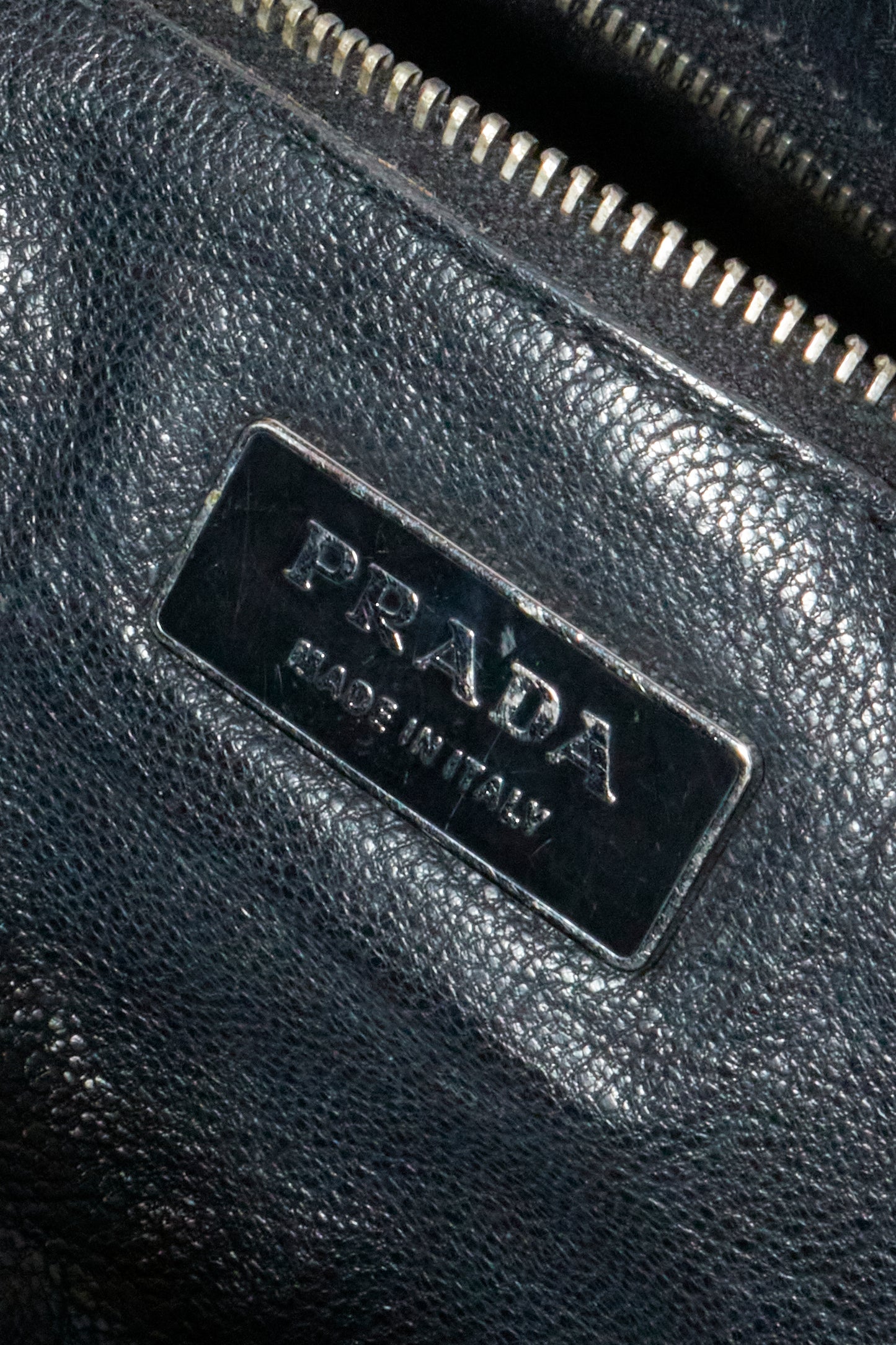 Prada 90s Vachetta Old Vintage Saddle Bag